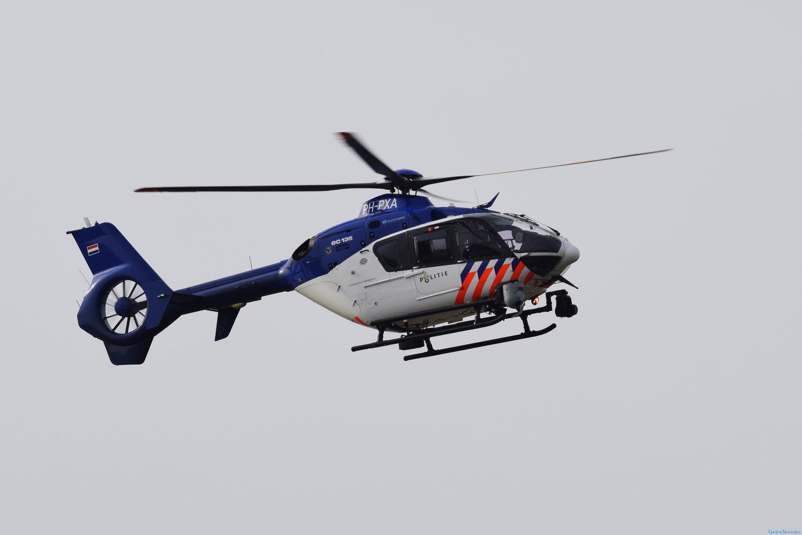 Politiehelikopter helpt mee bij zoekactie bejaarde man