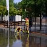 foto: Roy Frentz | Ook Bemmel liepen sommige straten onderwater