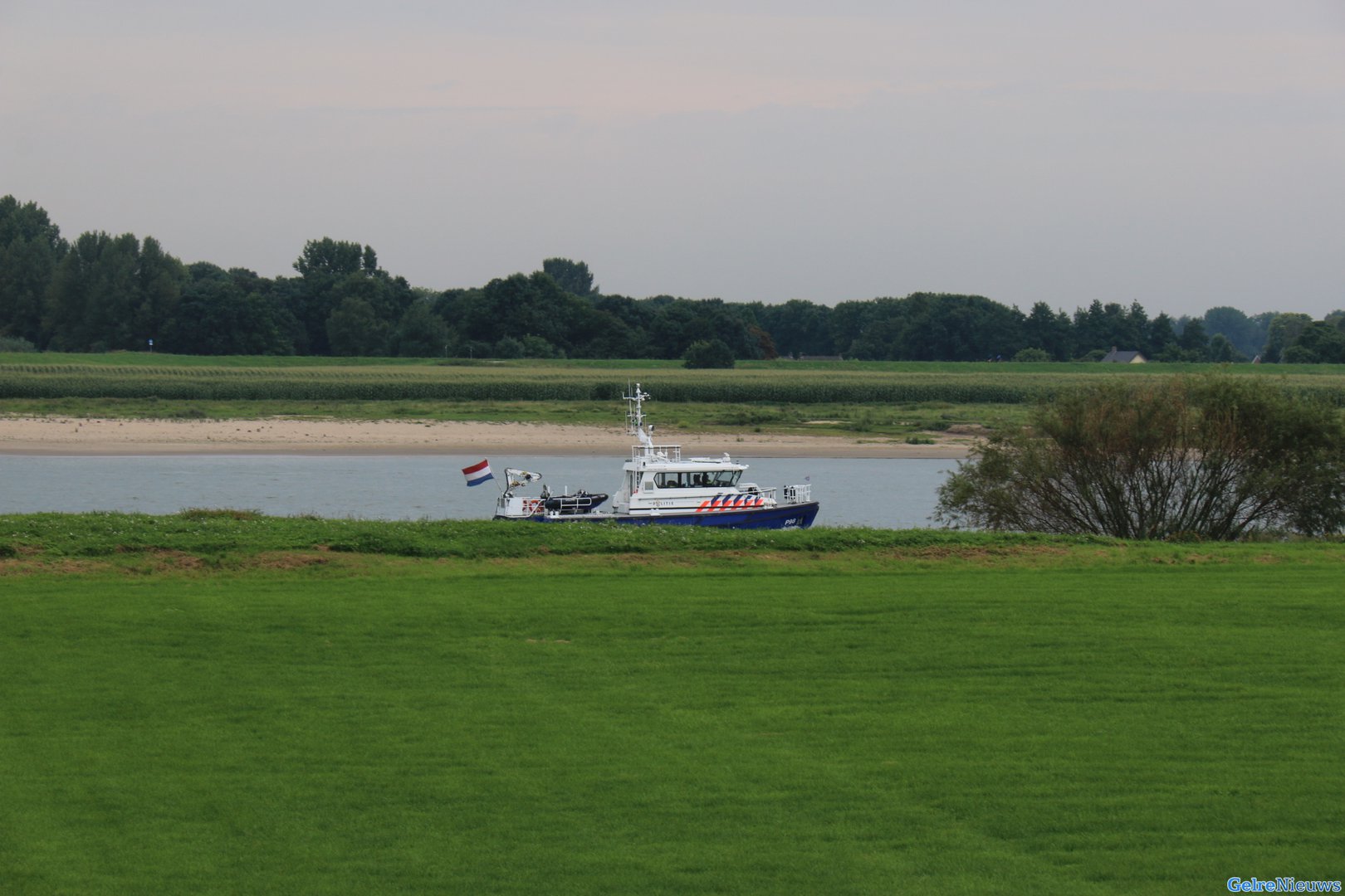 Lichaam aangetroffen in de Waal bij Gendt