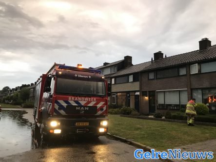 Foto: Martin Heitink | Woning blank door extreme regen val in Dieren