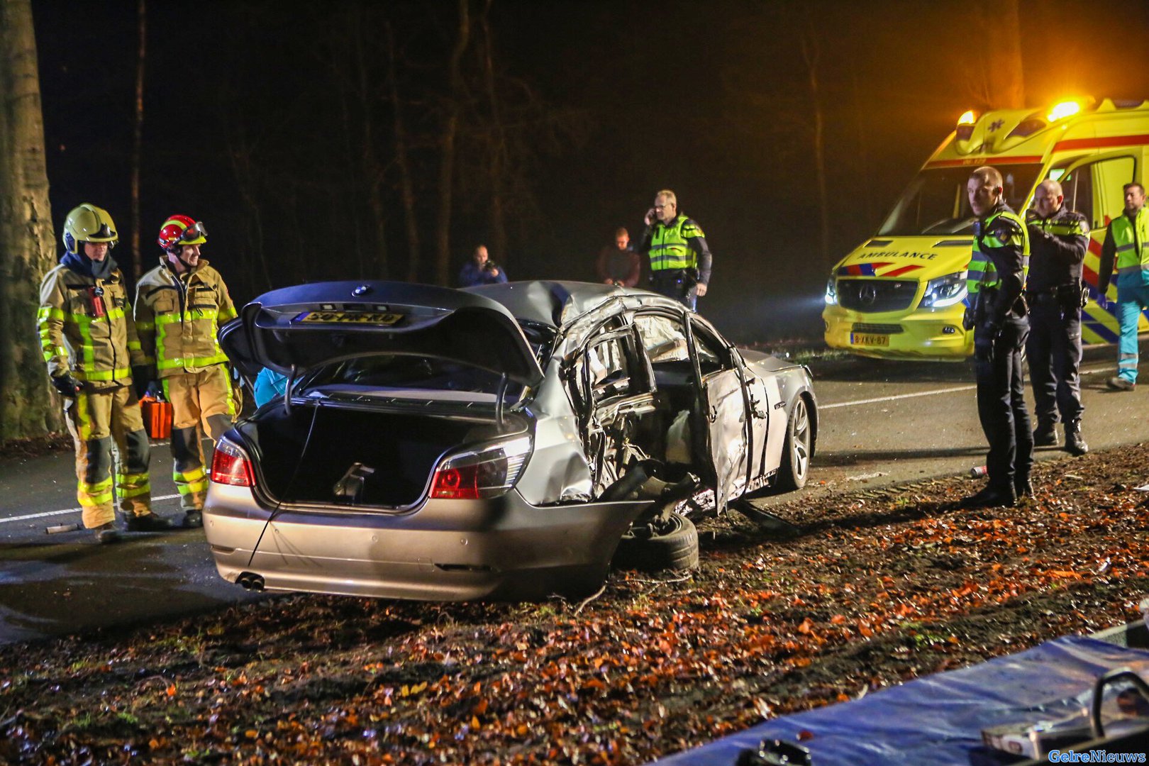 Automonteur van ANWB vindt gecrashte auto bij Hoenderloo