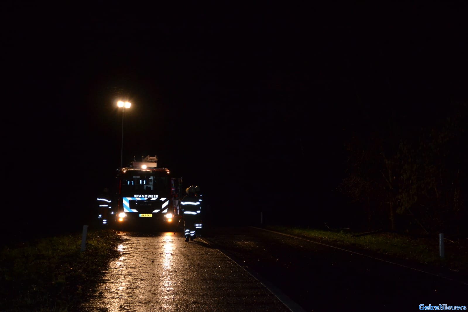 Grote tak op toerit A15/A325