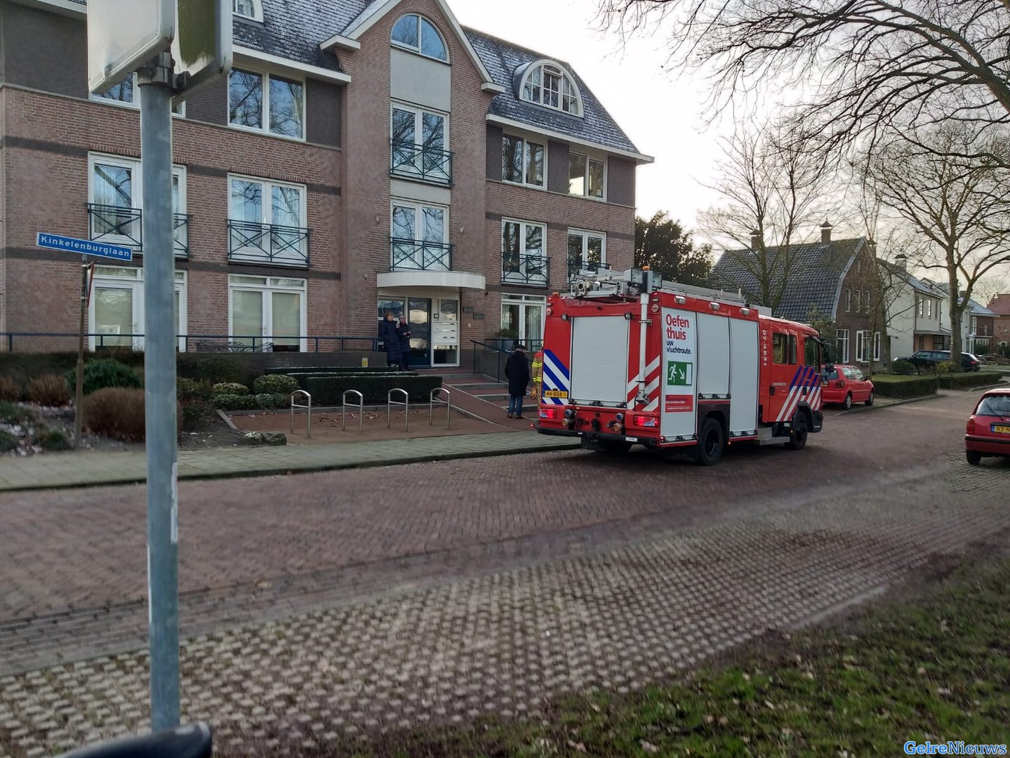 Brandweer rukt uit voor gaslucht in flat Bemmel