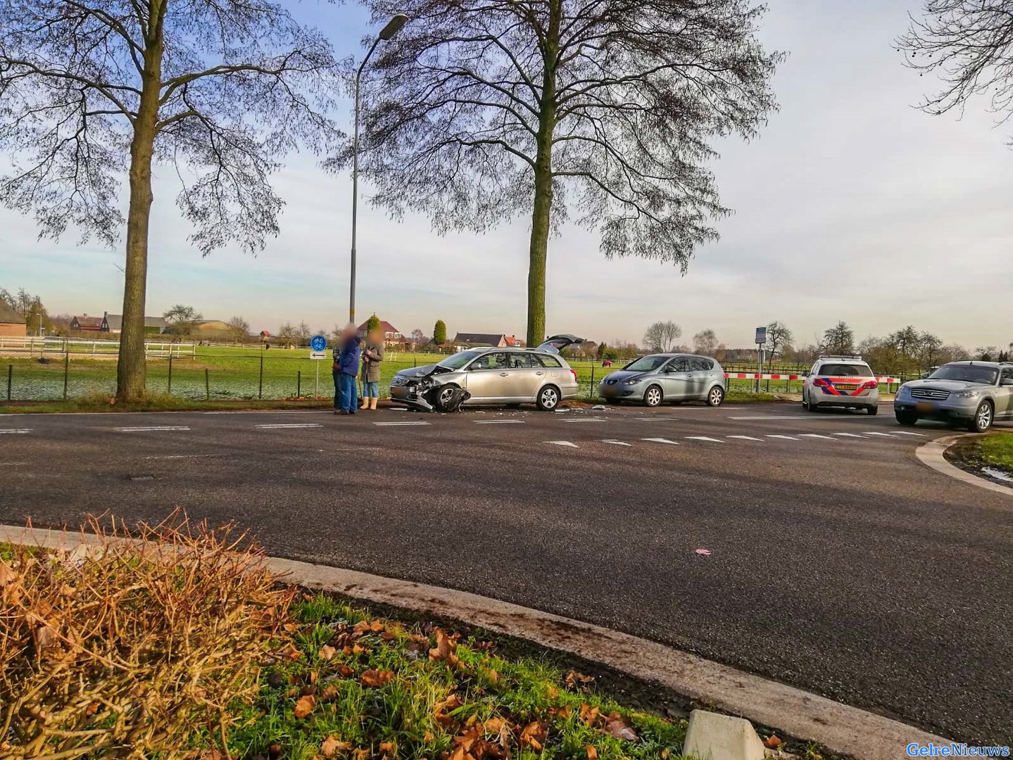 Flinke schade na ongeval in Haalderen