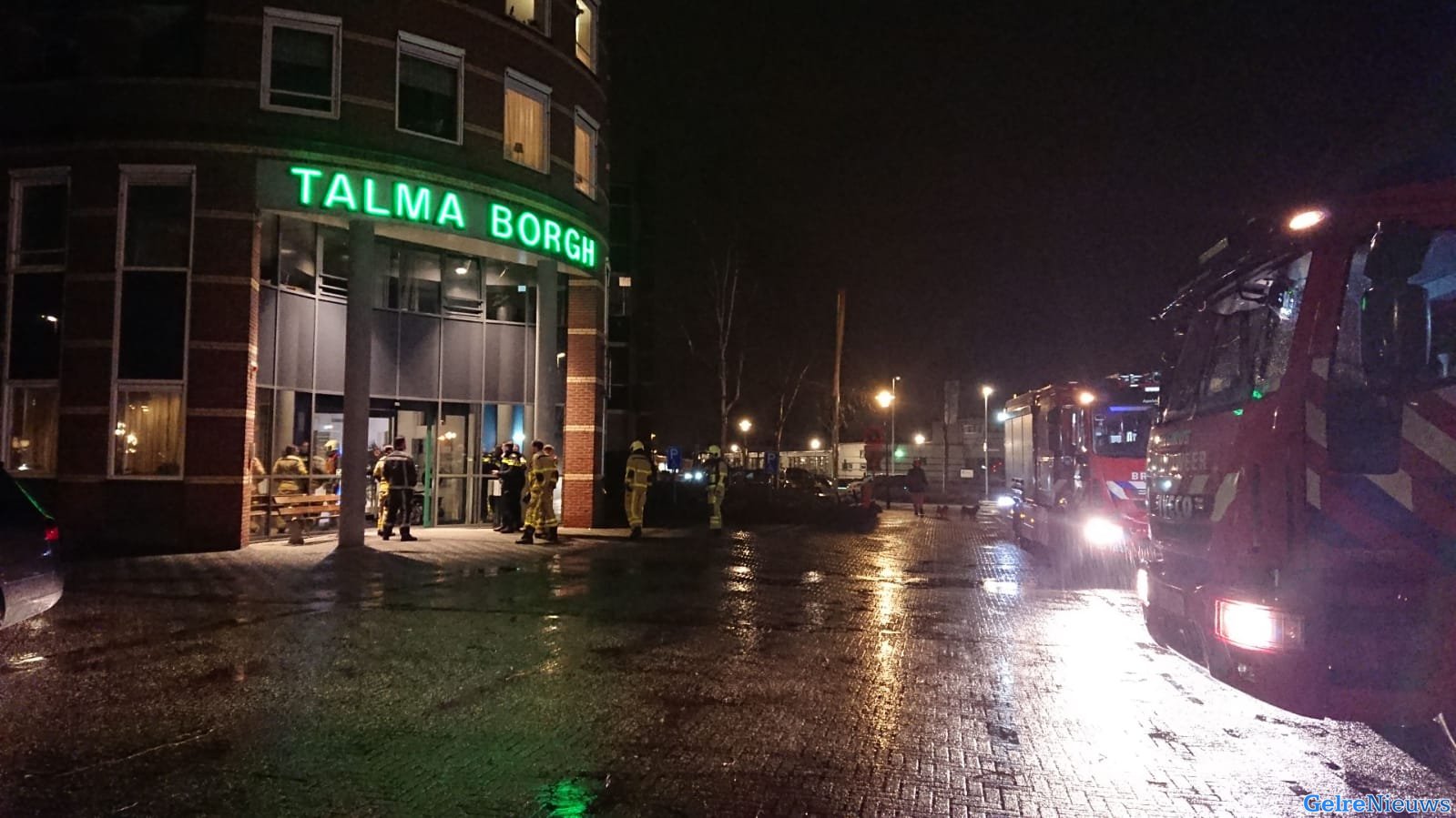 Brand in woonzorgcentrum Thalma Borg Apeldoorn