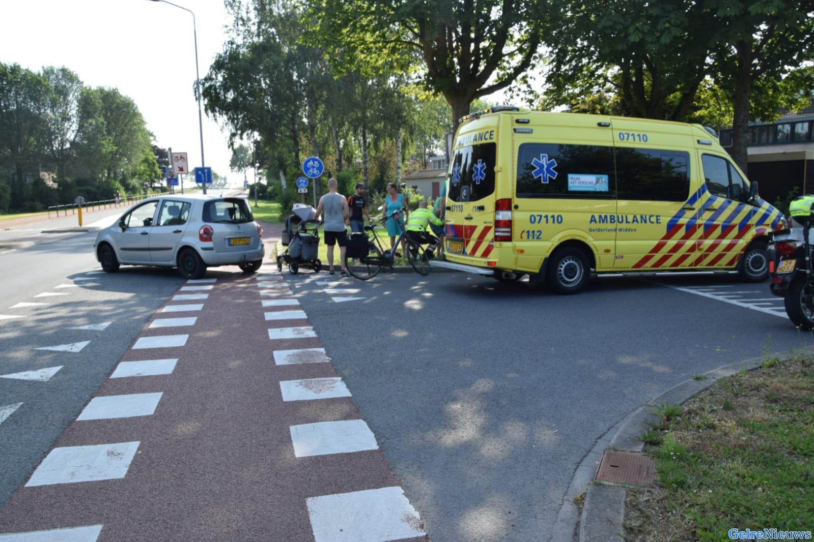 Fietser aangereden op kruising in Huissen