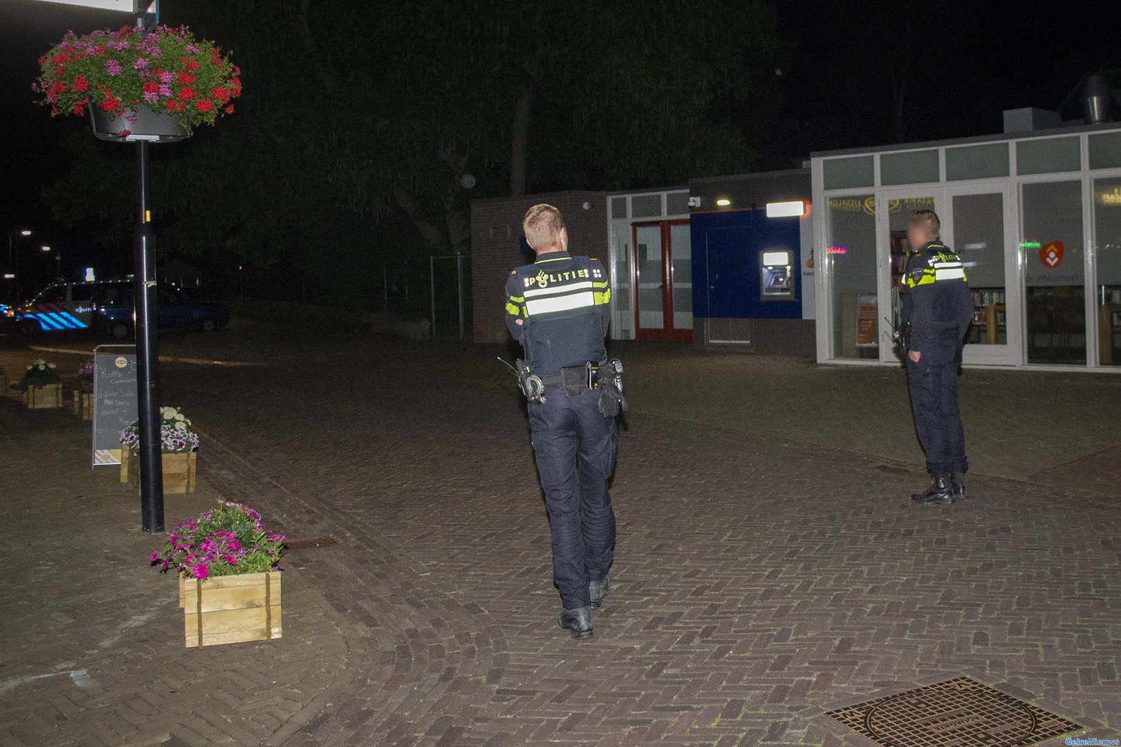 Plofkraakalarm bij pinautomaat Doornenburg