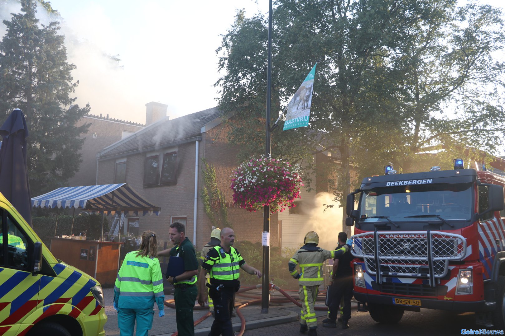 Aanhouding voor brand bij Leger des Heils Beekbergen