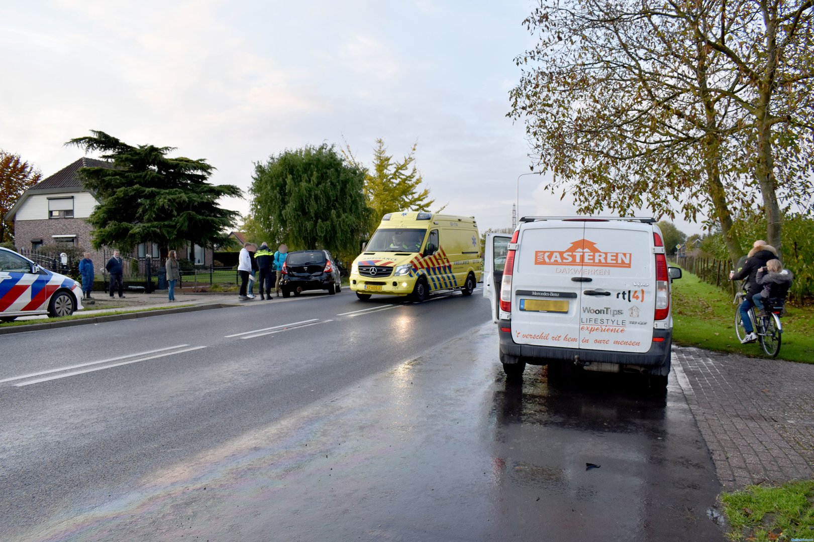 Flinke schade na opnieuw kop-staart botsing Haalderen