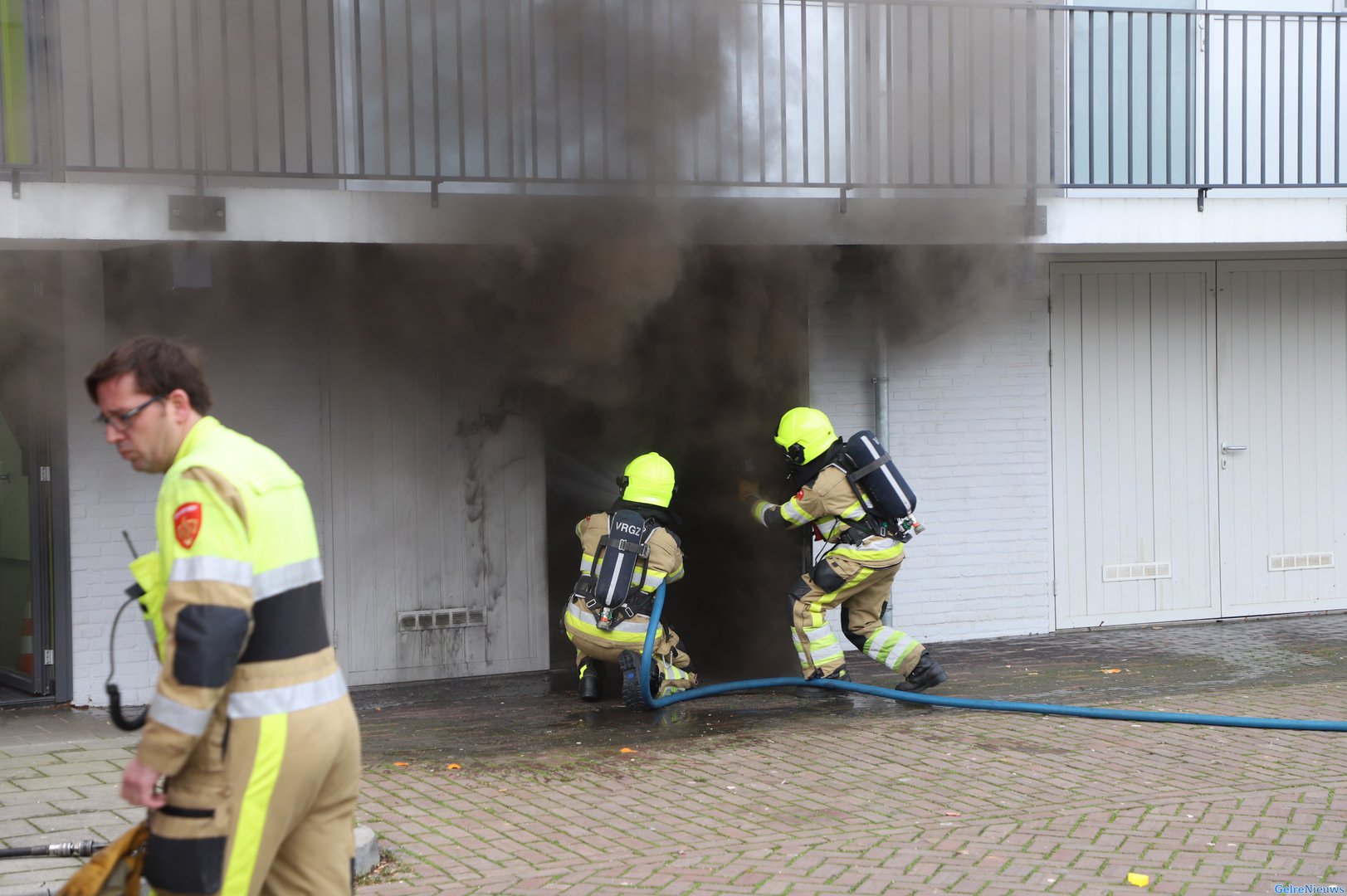 Garagebox brandt uit in Nijmegen