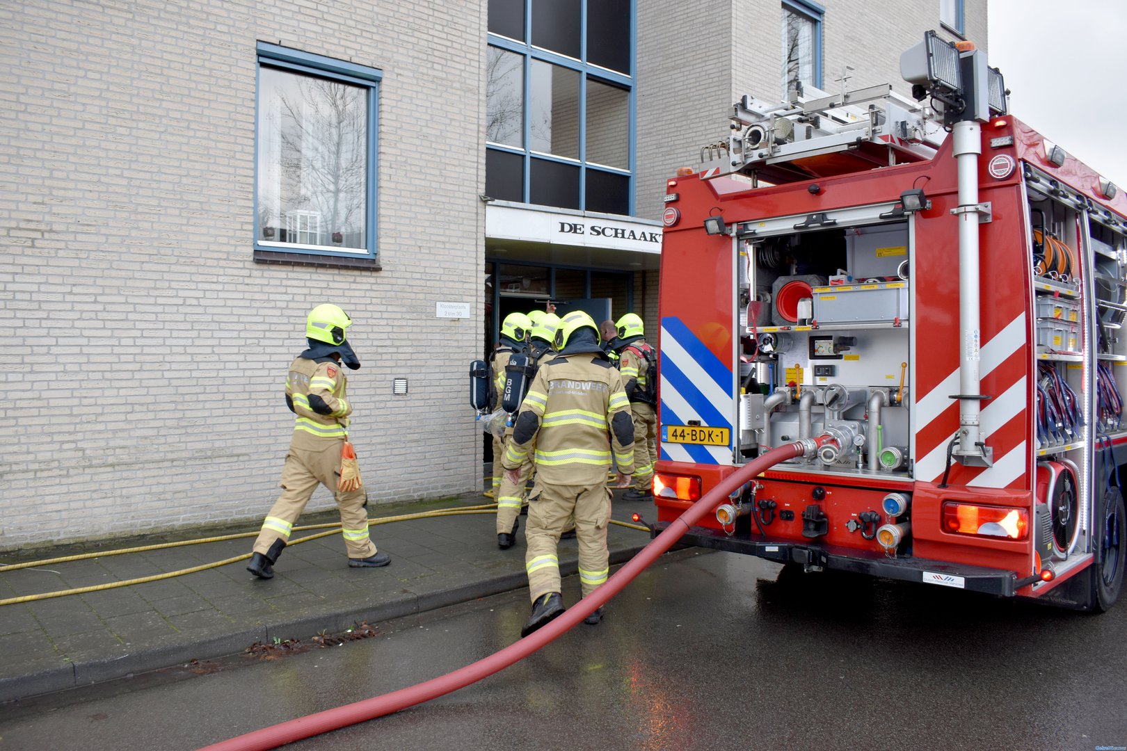 Veel rook in appartementencomplex in centrum Bemmel