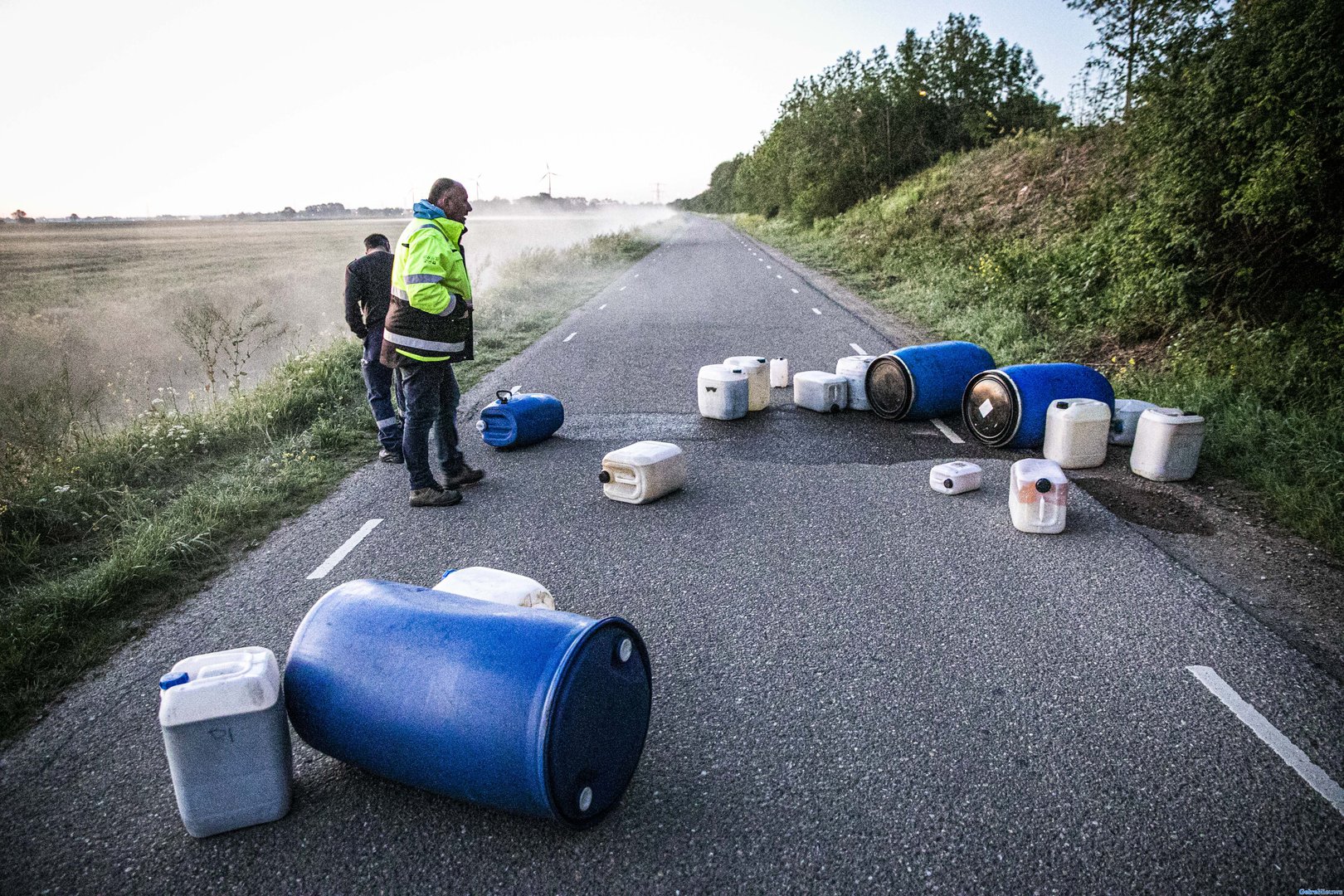 Drugsafvaldumpingen bij Elst