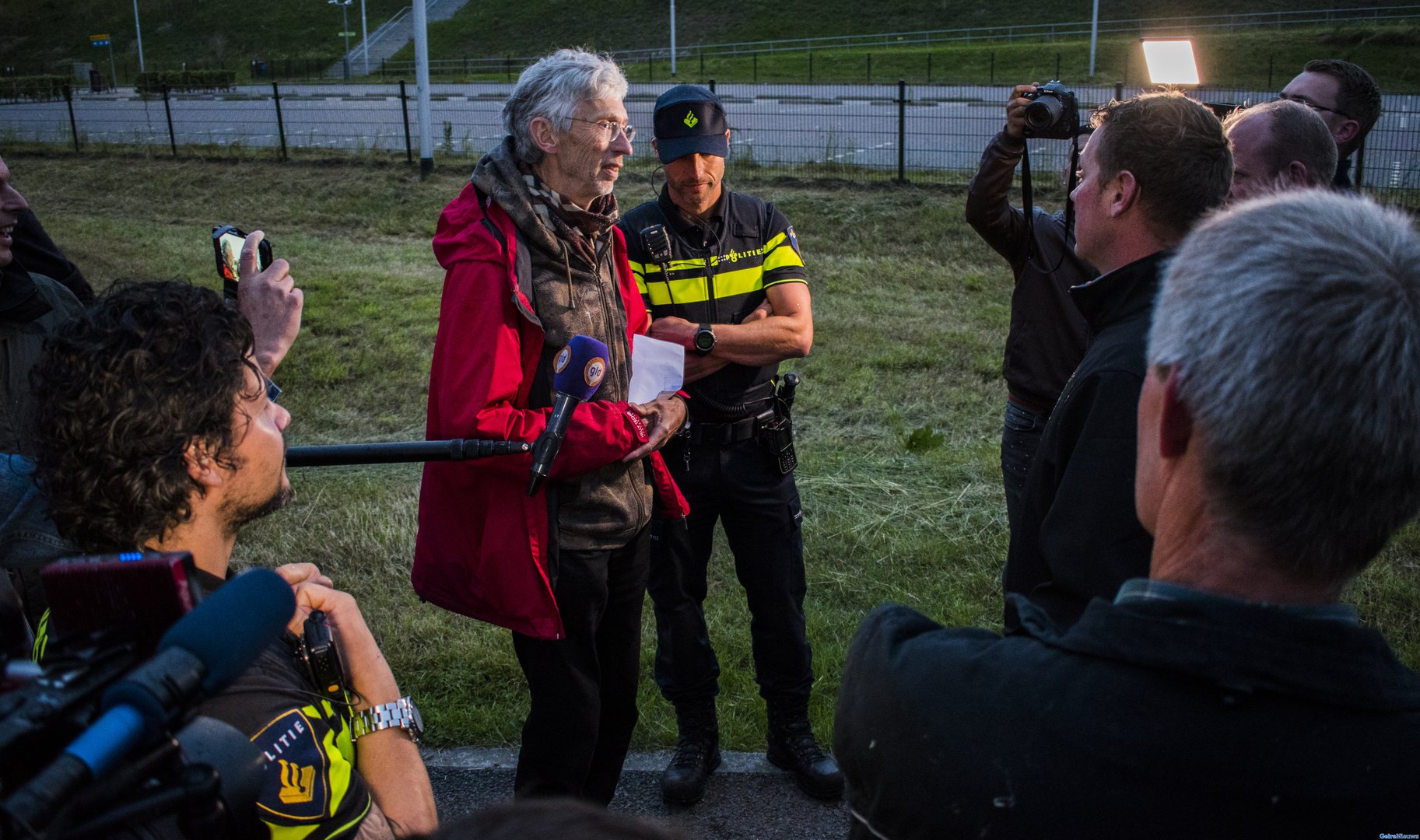 Boeren in gesprek met Vollenbroek in Nijmegen