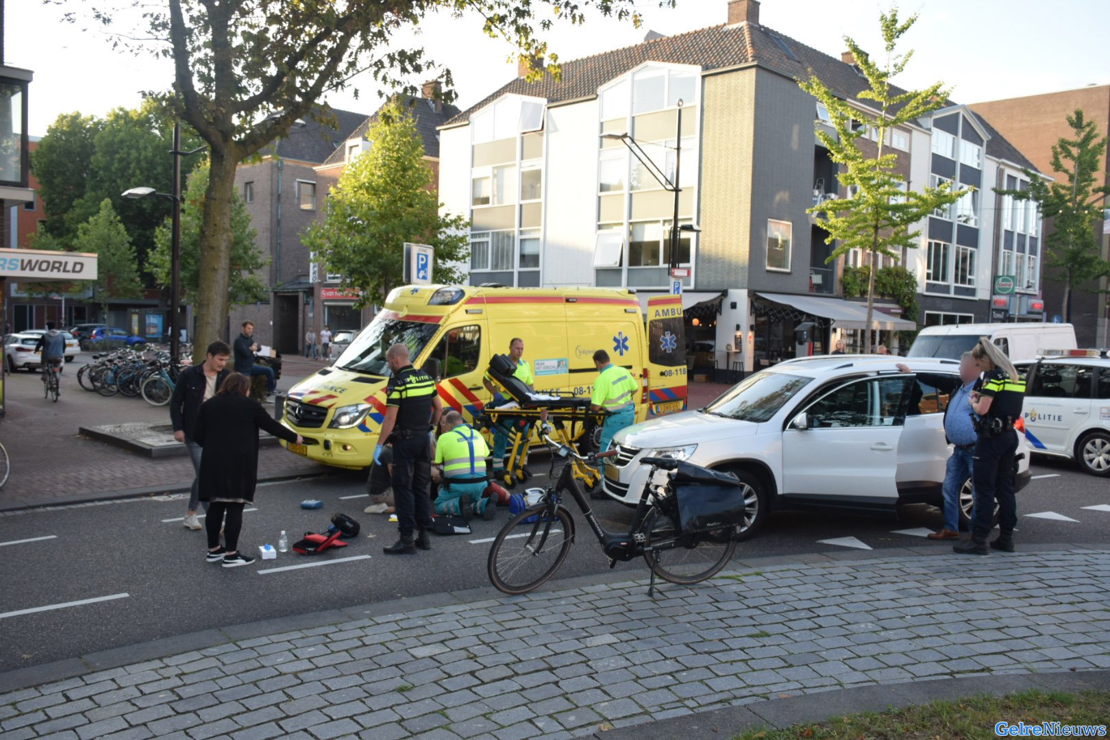 Fietser loopt hoofdwond op bij ongeval Nijmegen