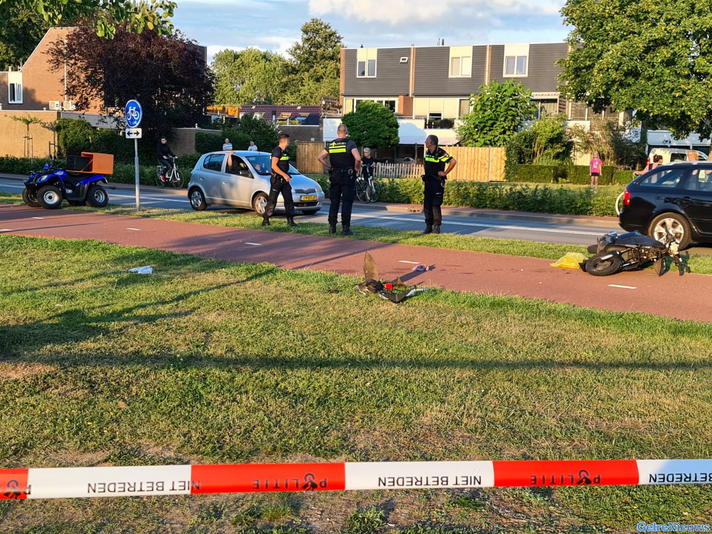 Ernstig ongeval tussen quad en snorscooter in Huissen