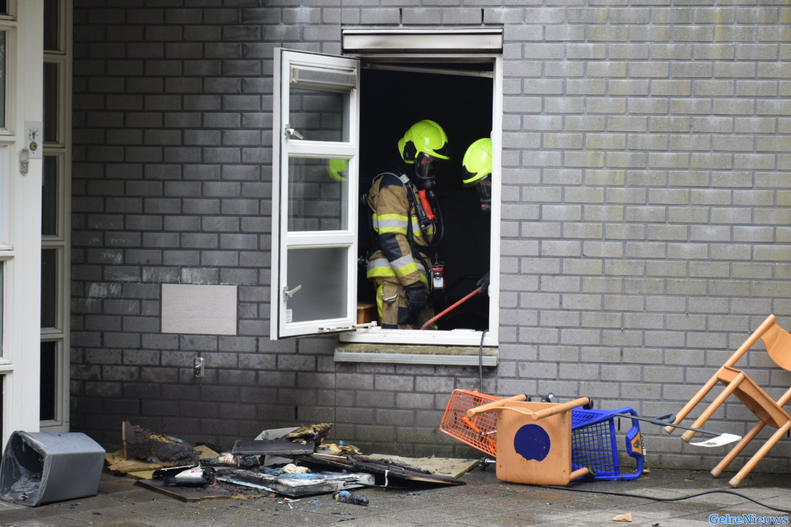 Brand bij kinderopvang in Malden