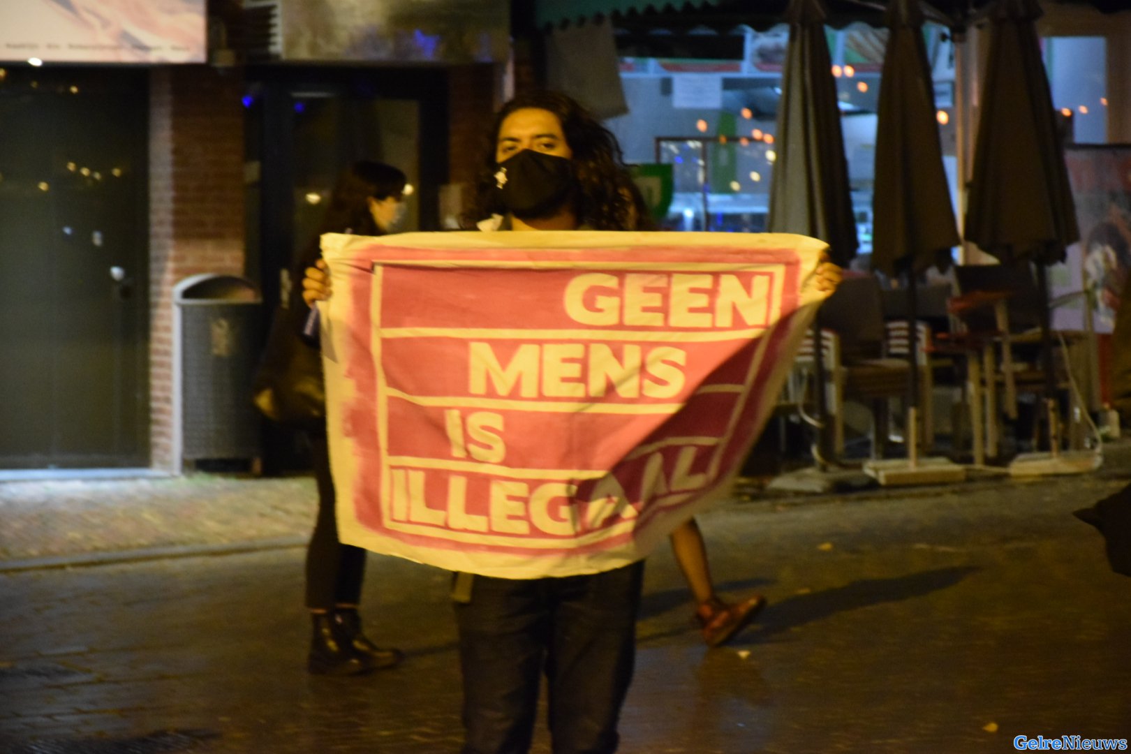 Demonstratie op grote markt in Nijmegen