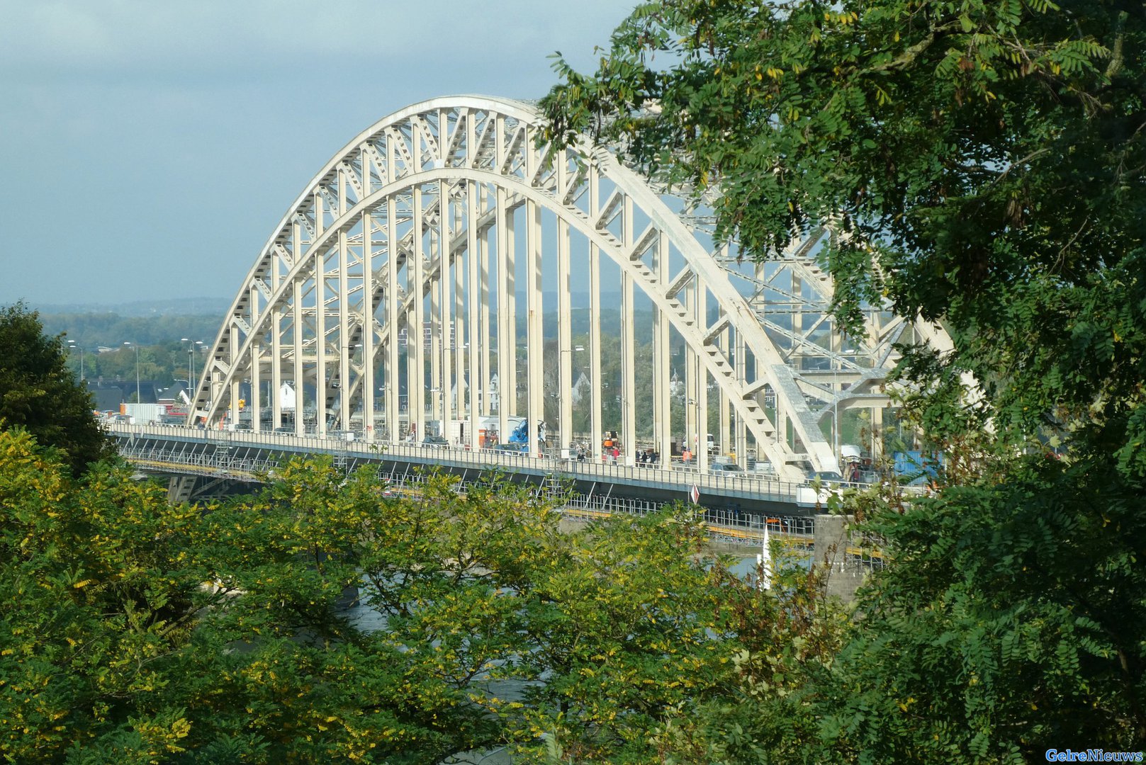 File rondom Nijmegen na ongeval op Waalbrug