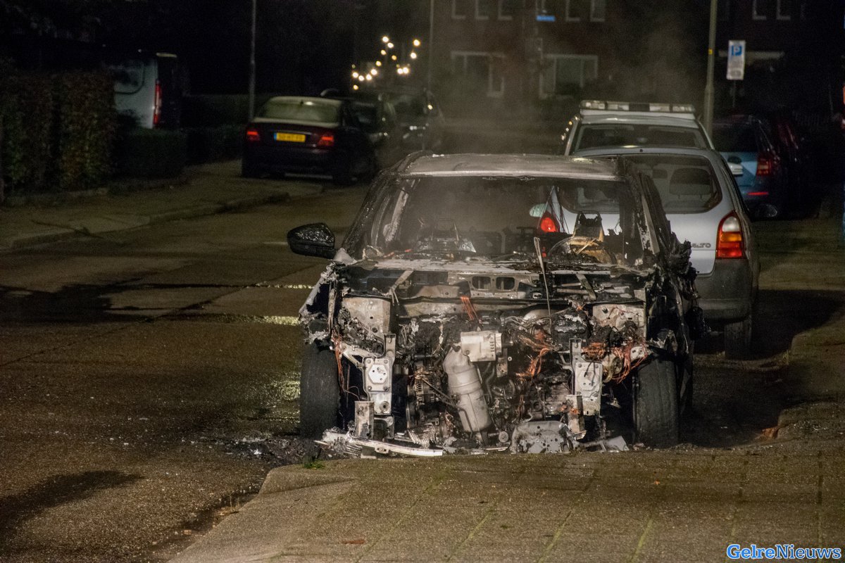 Autobrand in Groesbeek, vermoedelijk aangestoken