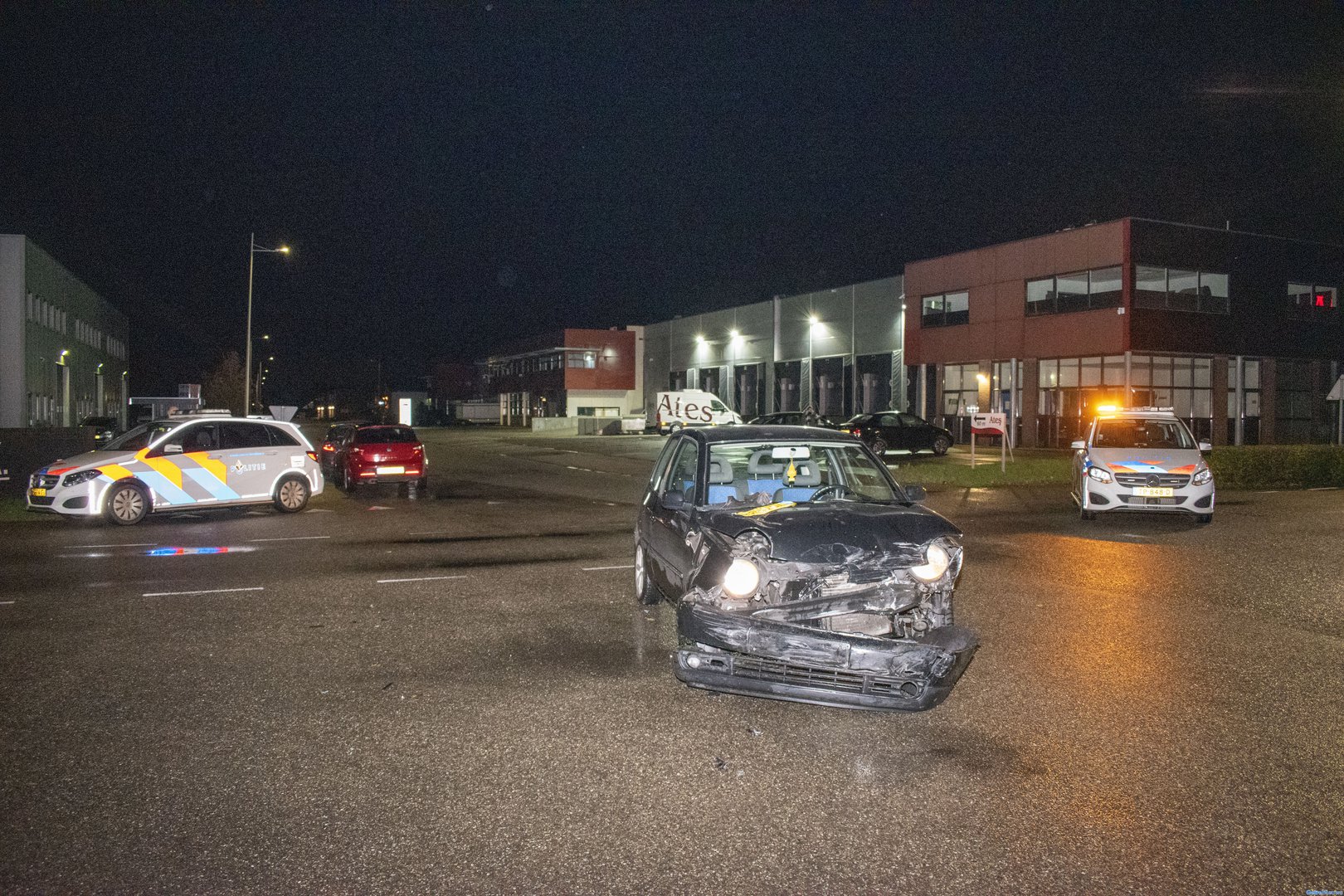 Ongeval op kruising industrieterrein in Huissen