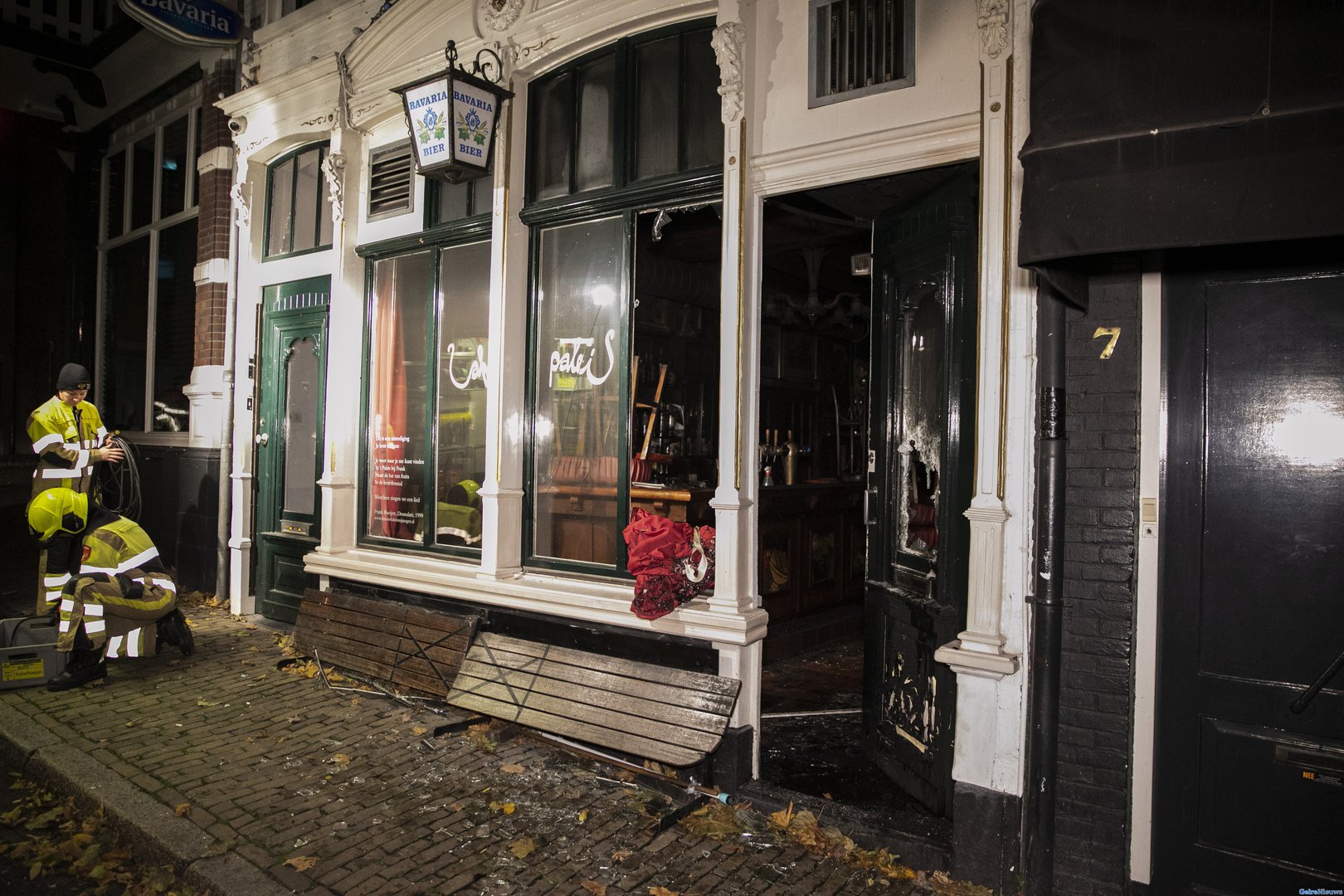 Brand in café in Nijmegen, opzet niet uitgesloten