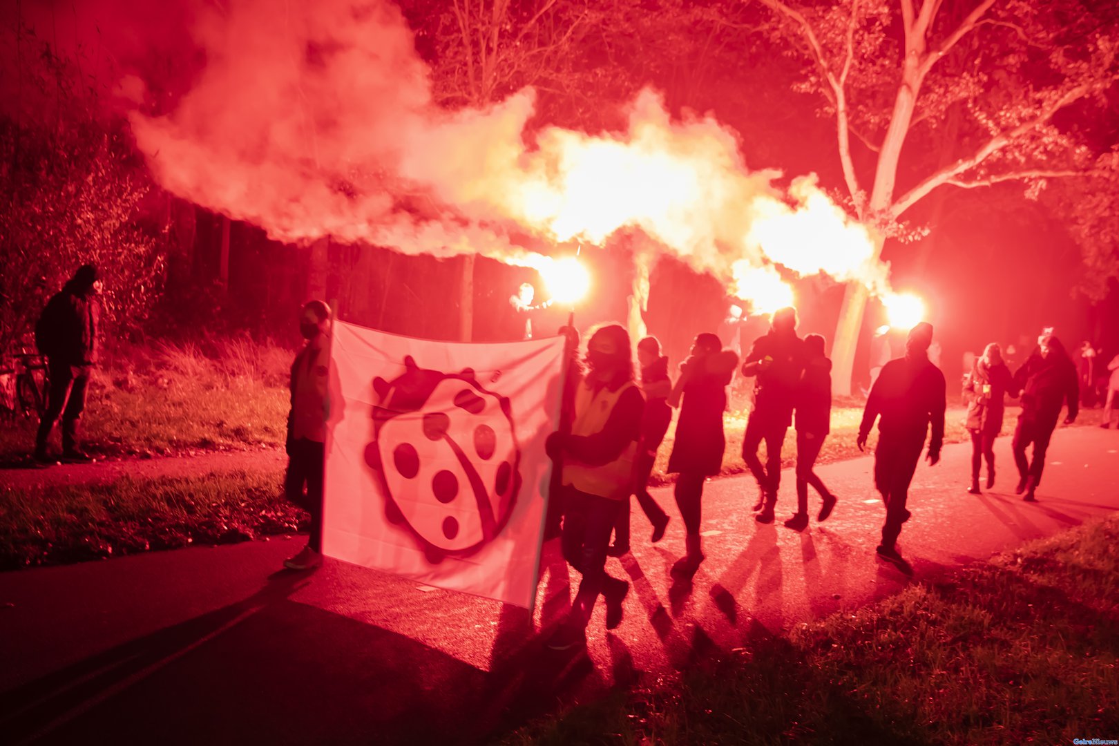 Stille tocht voor doodgereden Sebastiaan uit Wijchen [FOTOSERIE]