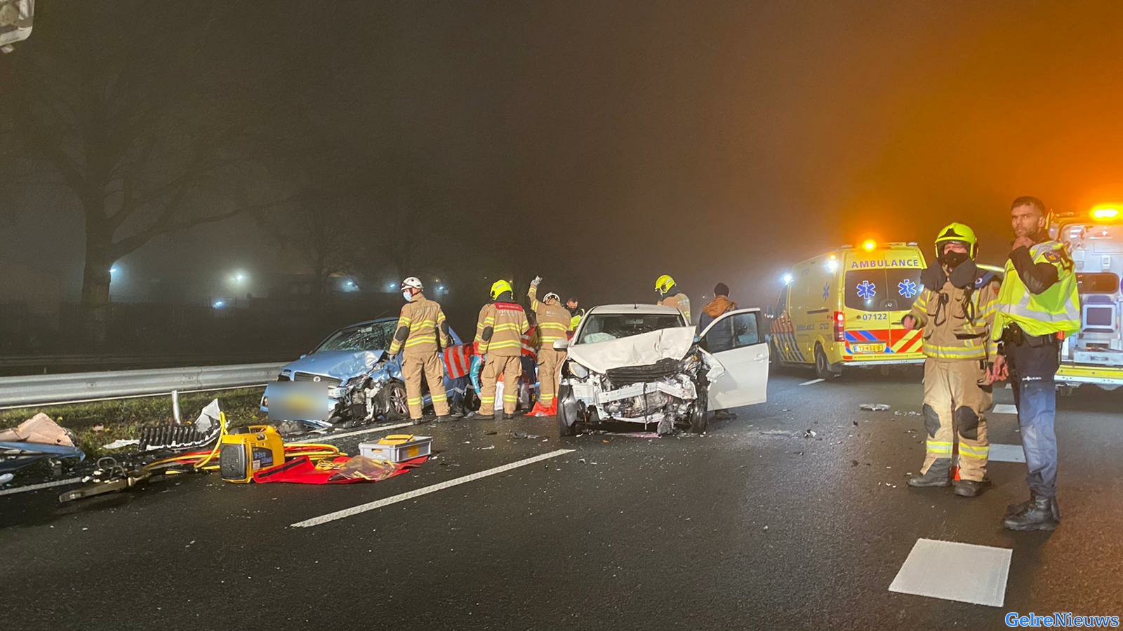 Spookrijder veroorzaakt ernstig ongeval op A325 Arnhem