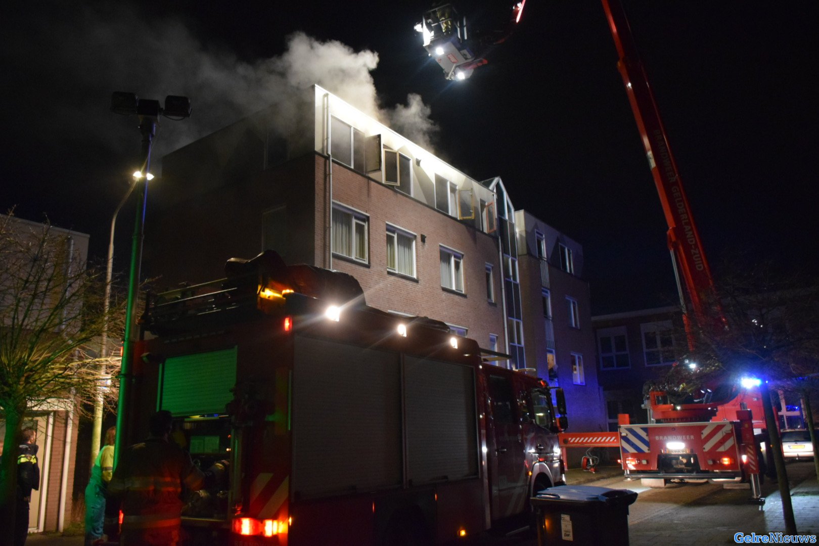 Flinke brand in appartementencomplex in Nijmegen