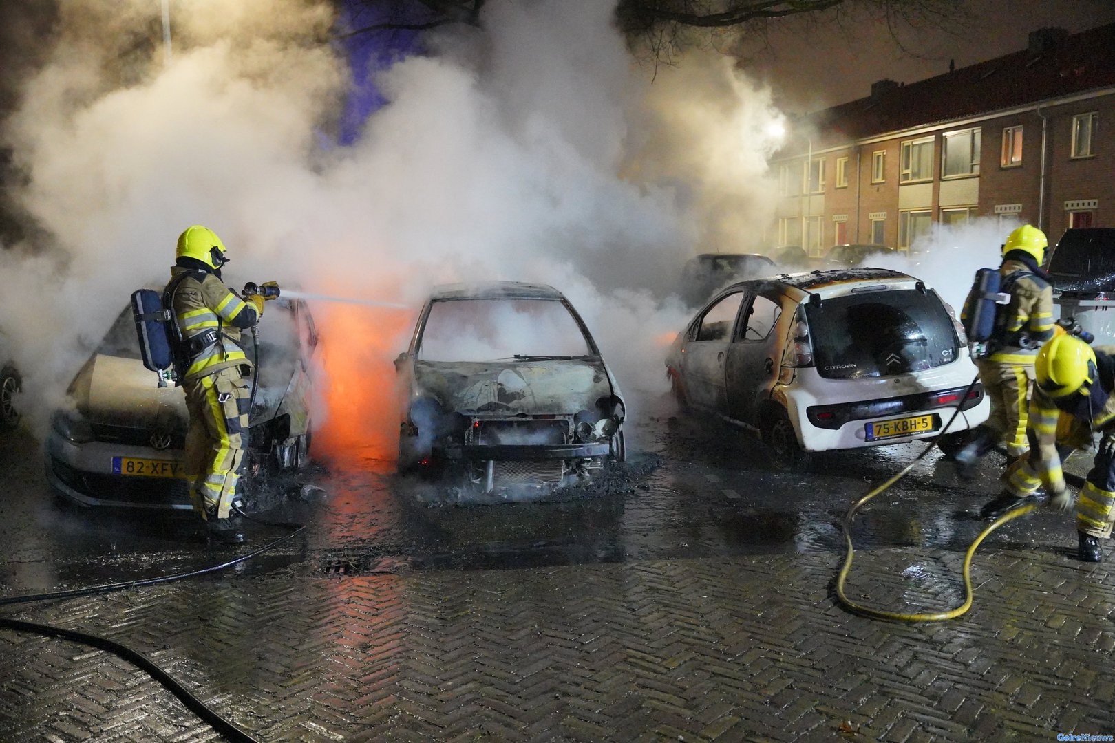 Drie auto’s branden uit in Wijchen