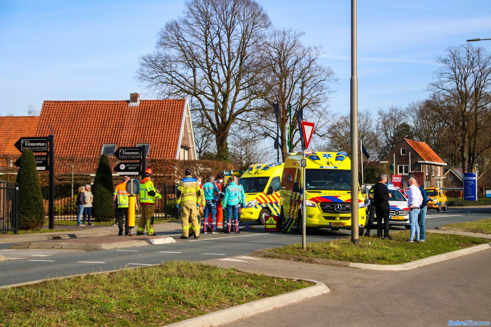 Vrouw (63) raakt gewond bij ongeval Rijksweg Drempt