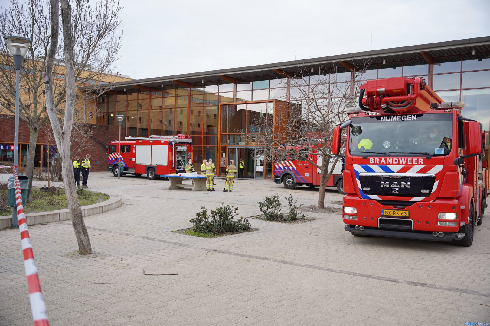 Rook in kleedkamer van Voorzieningenhart De Ster in Nijmegen