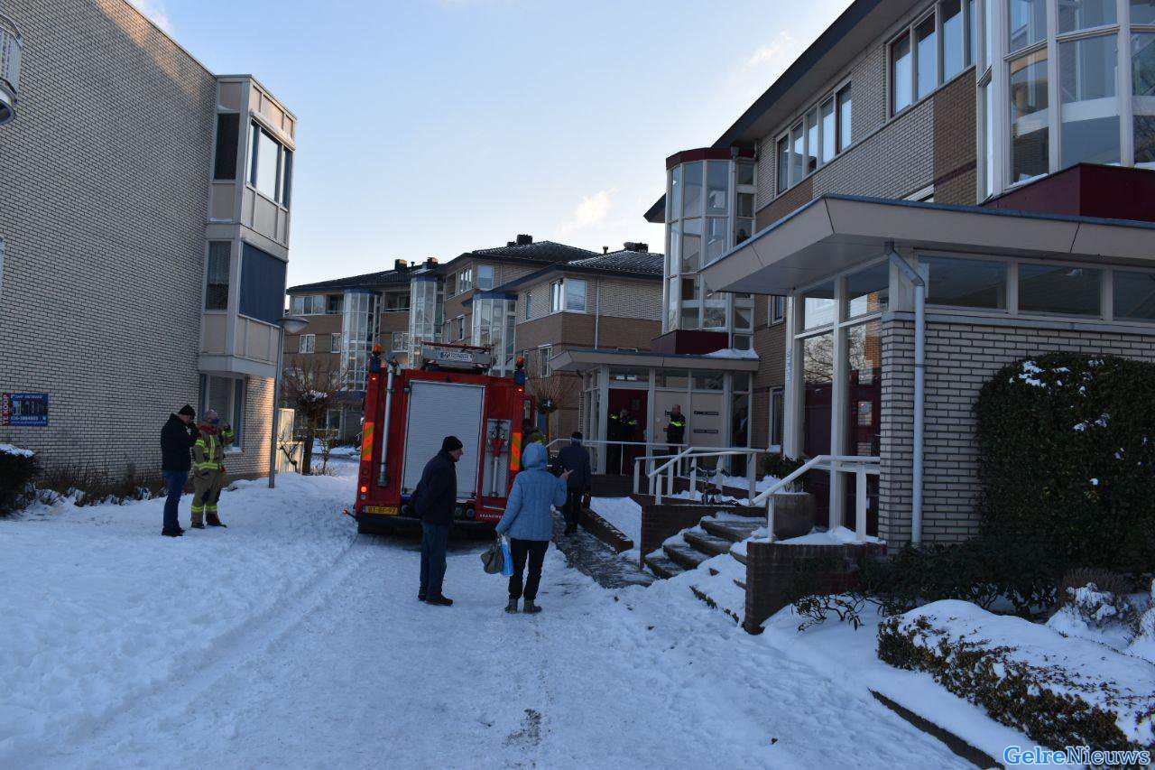 Brand in appartement bij Residentie Gravenhof in Huissen