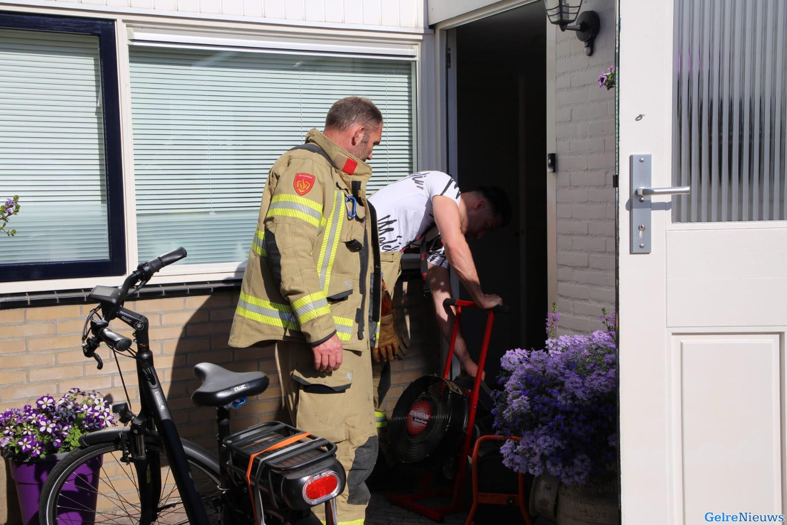 Brandweer lange tijd bezig met gaslek in Gendt