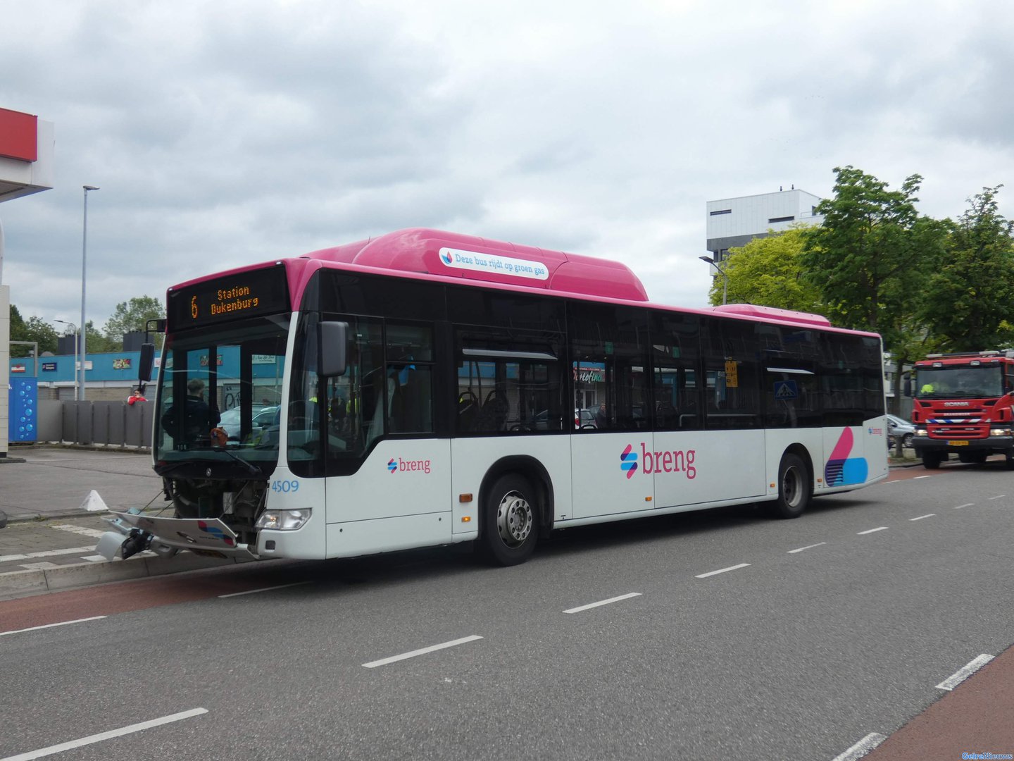 Opnieuw een aanrijding tussen lijnbus en auto in Nijmegen