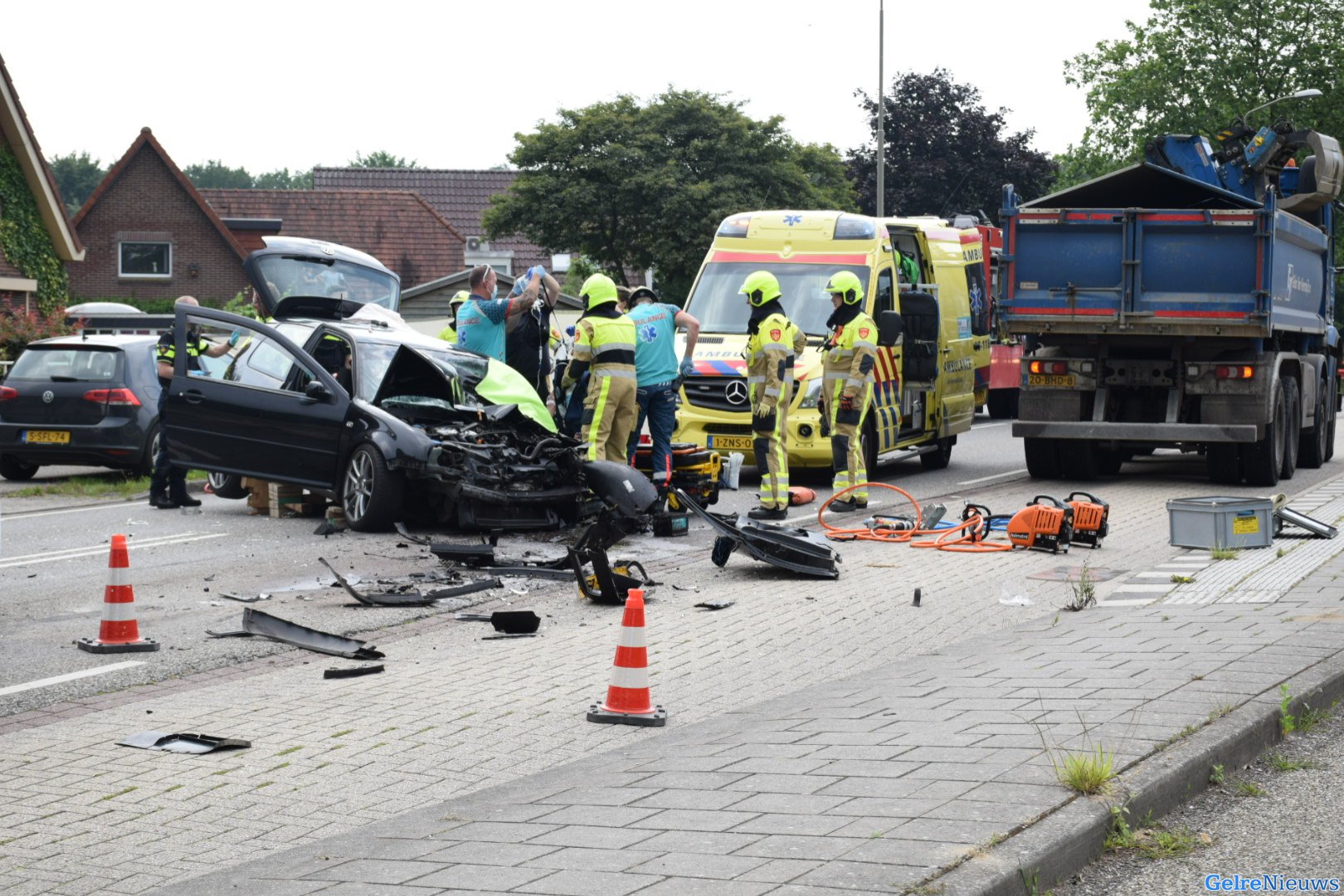 Vader en zoontje betrokken bij ernstig ongeval in Groesbeek