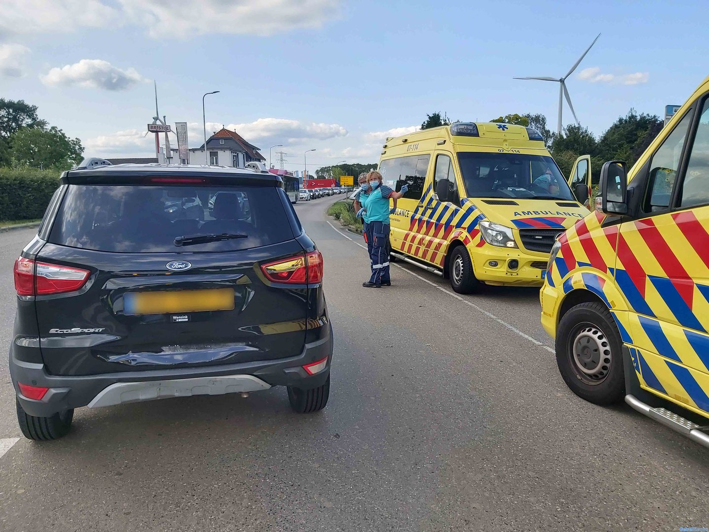 Hoogzwangere vrouw betrokken bij ongeval in Nijmegen