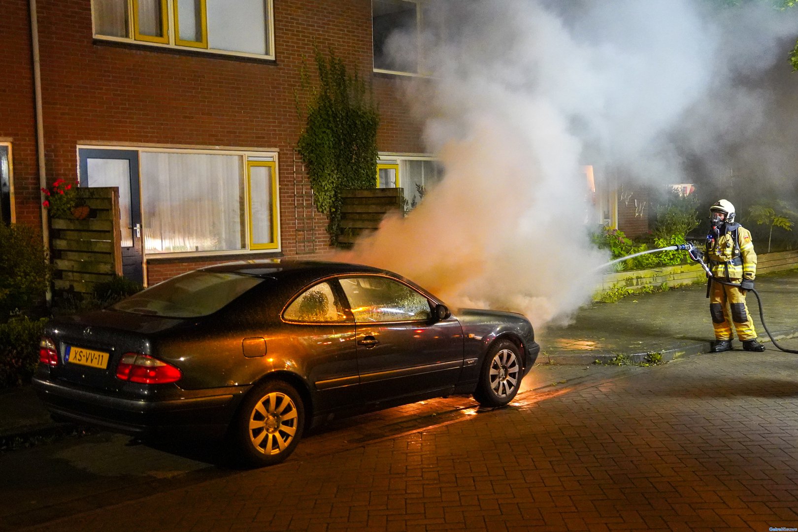 Nachtelijke autobrand in Didam