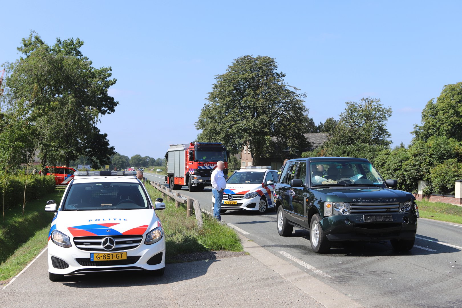 Flinke schade na ongeval in Otterlo