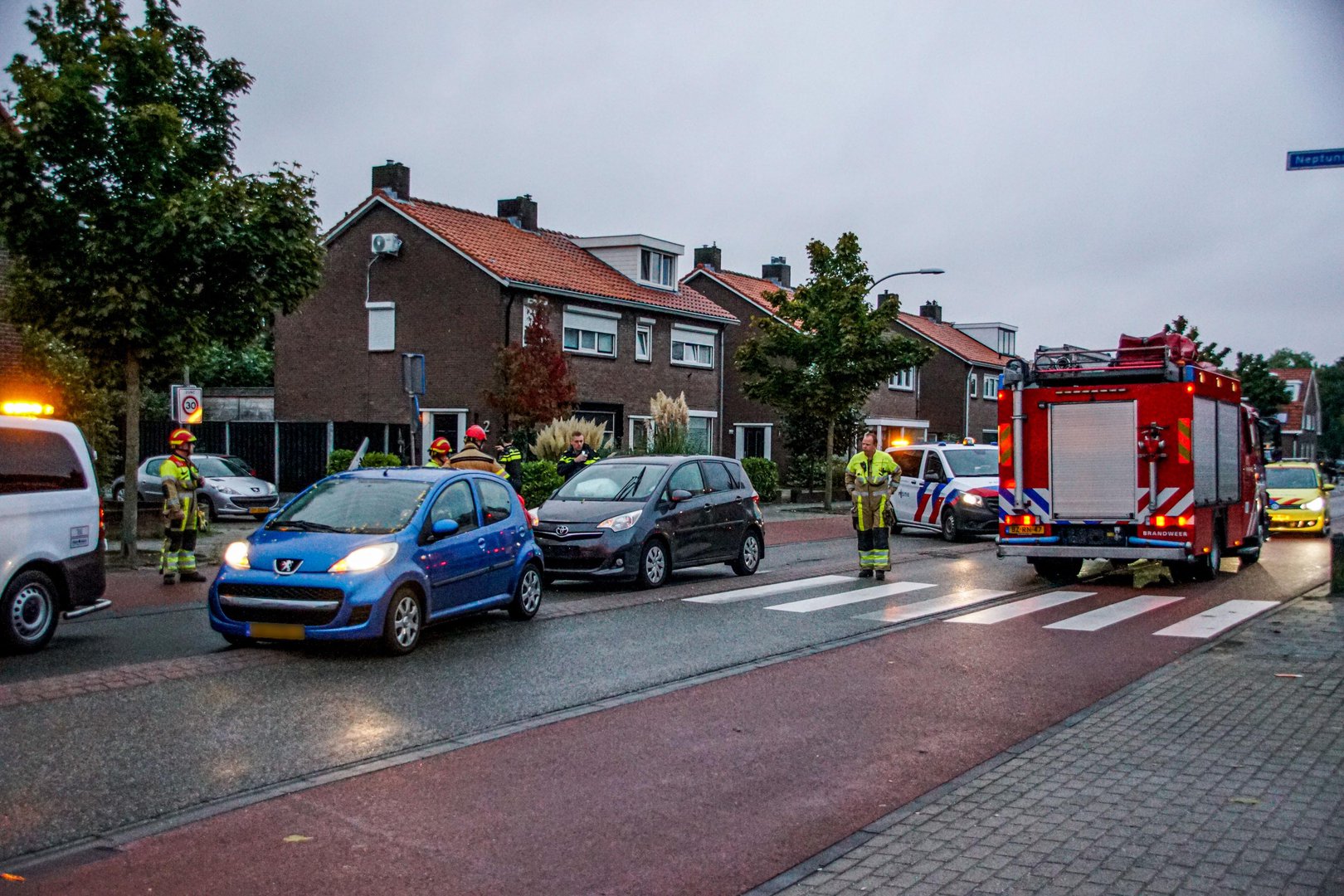 Kop-staart botsing in Nijmegen