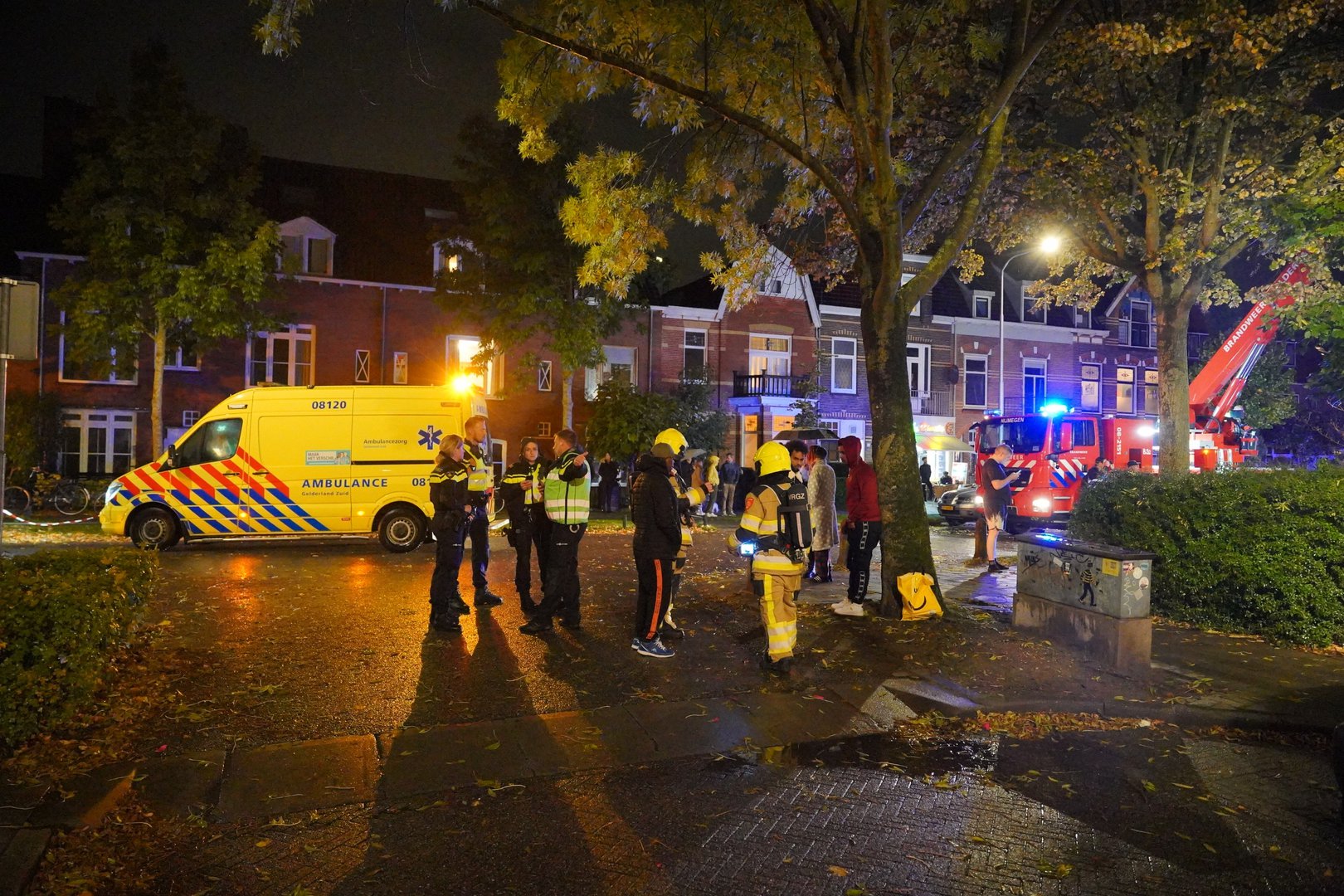 Hulpdiensten rukken groots uit in Nijmegen