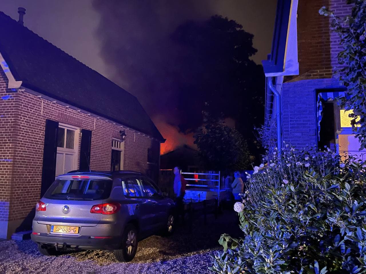 Schuur verwoest door brand in Eerbeek