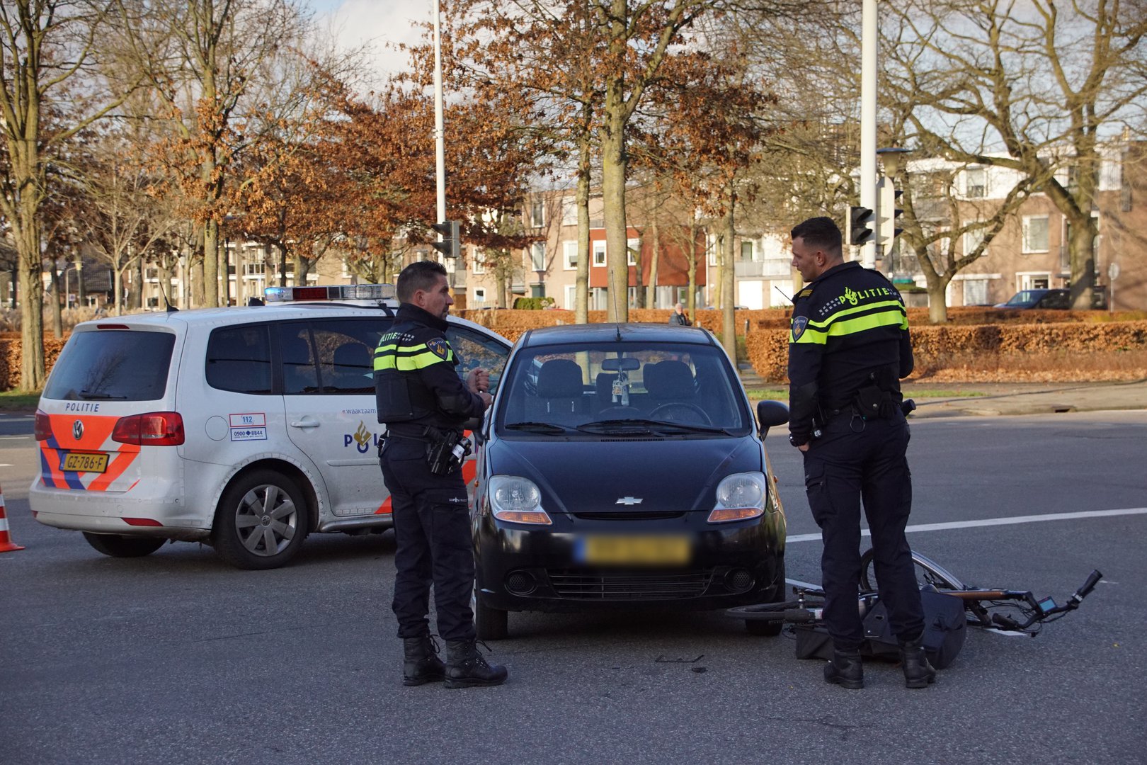 Fietser loopt hoofdwond op bij aanrijding in Nijmegen