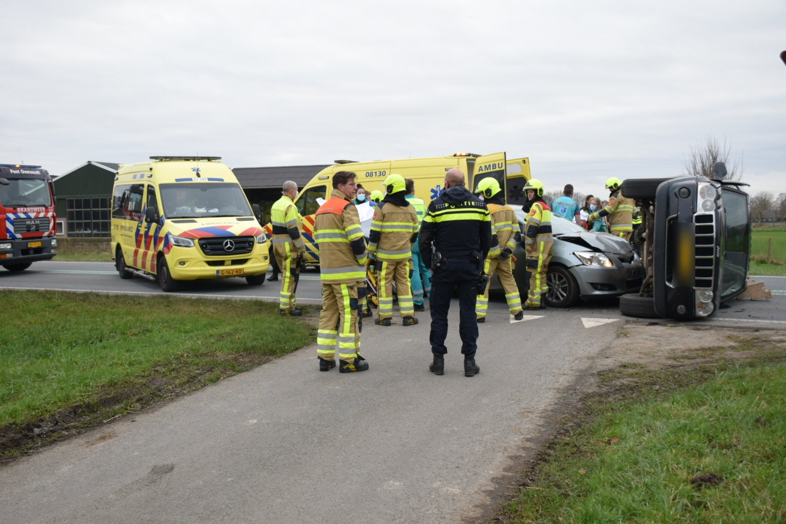 Ernstig ongeval Wijchen, twee gewonden