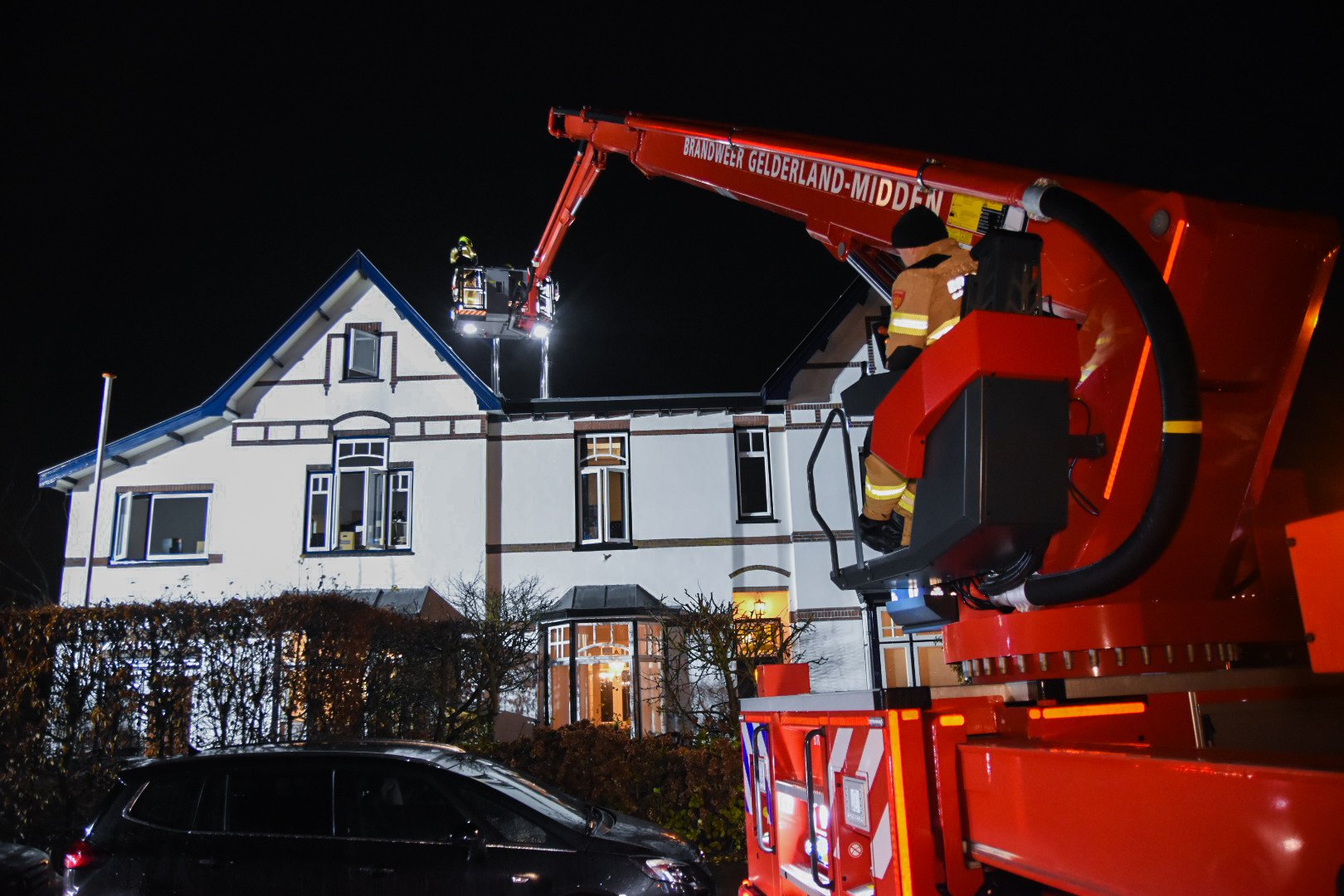 Schoorsteenbrand op laatste avond voor verhuizing