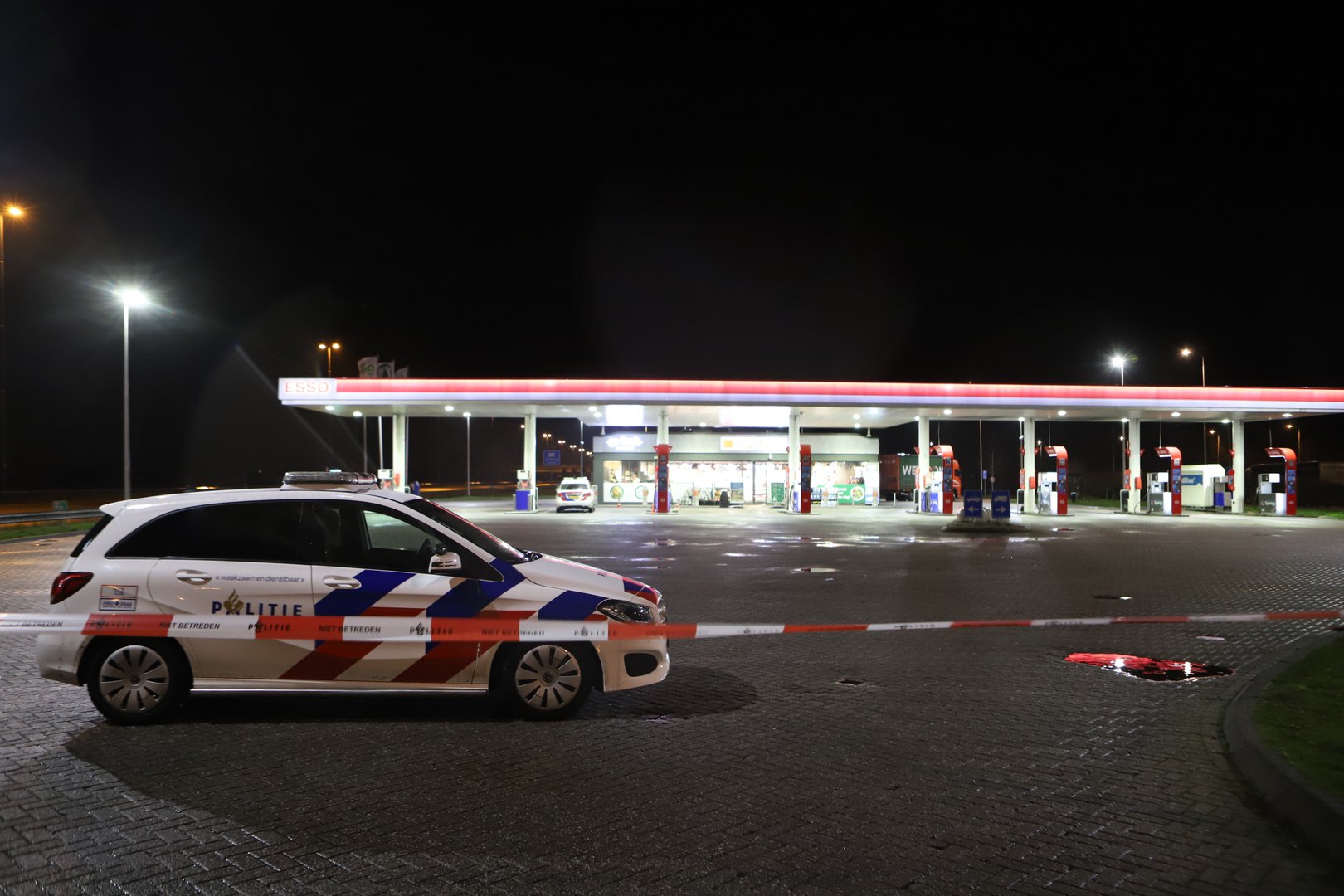 Poging overval op tankstation langs de A50 bij Heteren