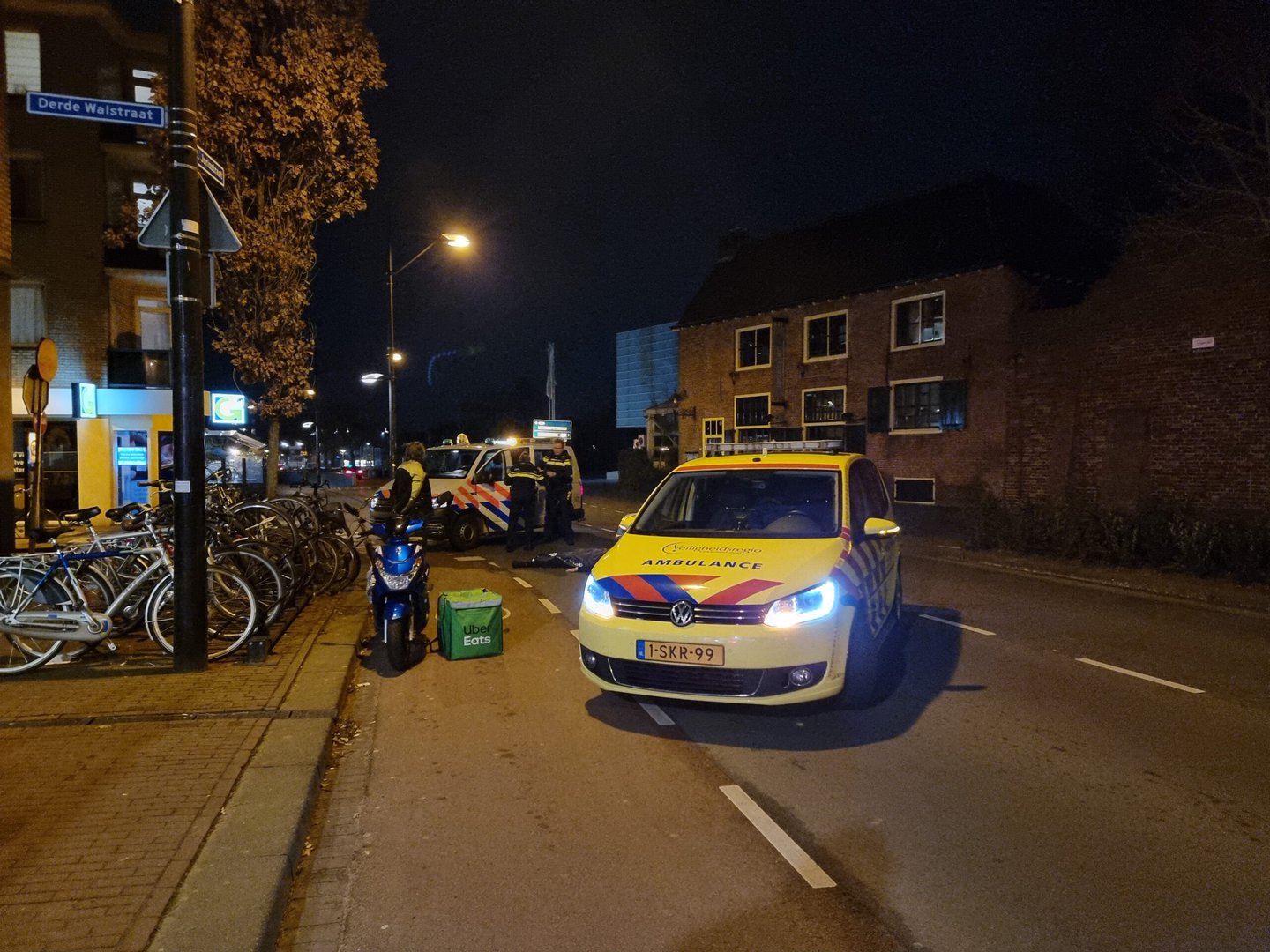 Fietser raakt gewond bij botsing met bezorgscooter Nijmegen