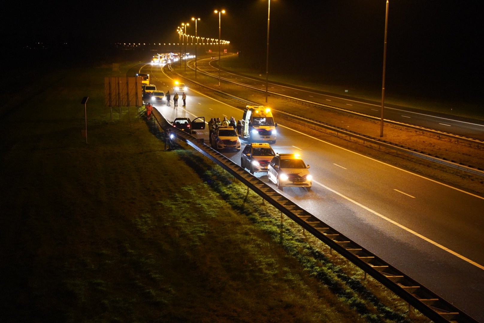 Man aangehouden op A50 na willen uitvoeren van bedreigingen