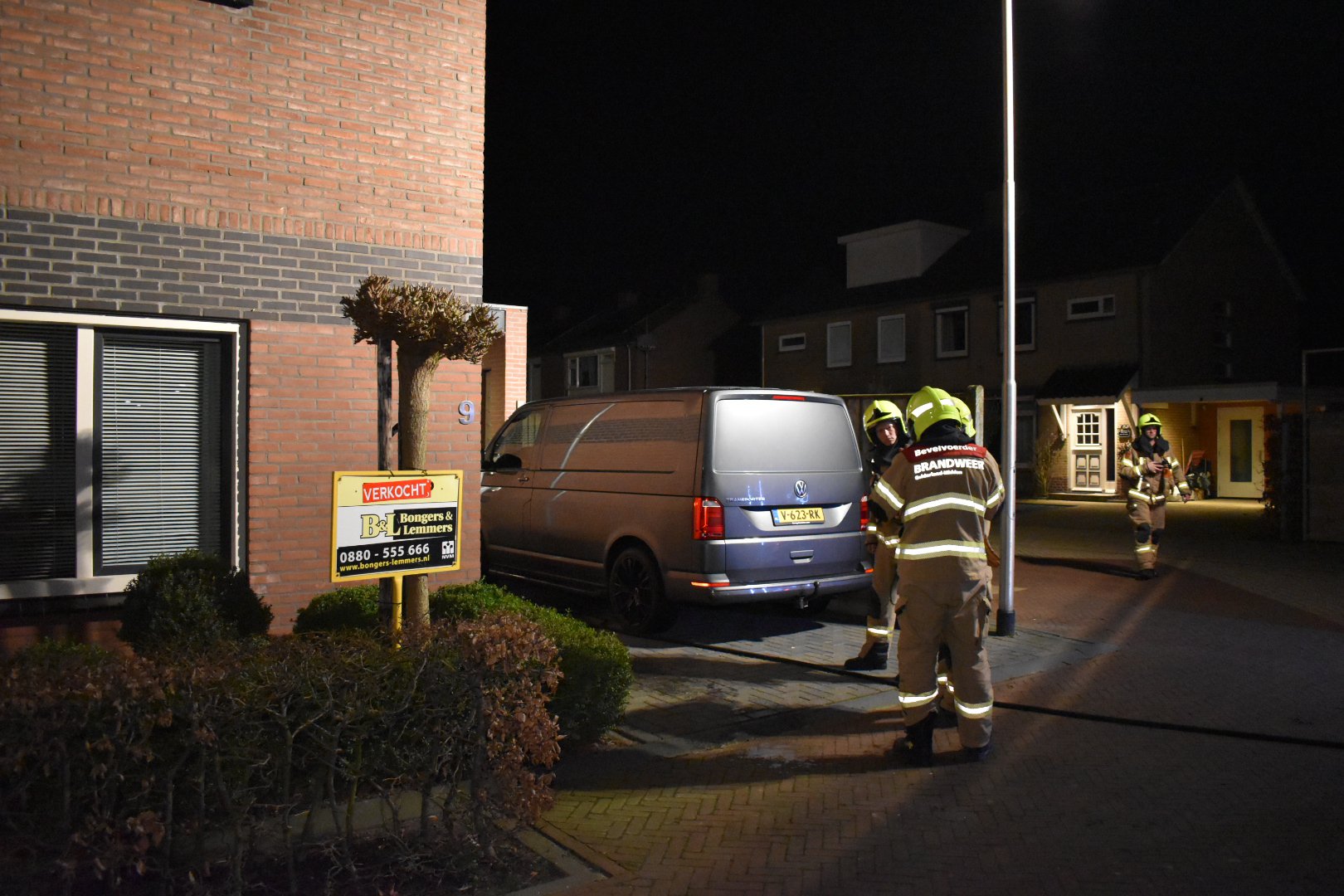 Nachtelijke brand in woning die recent verkocht is