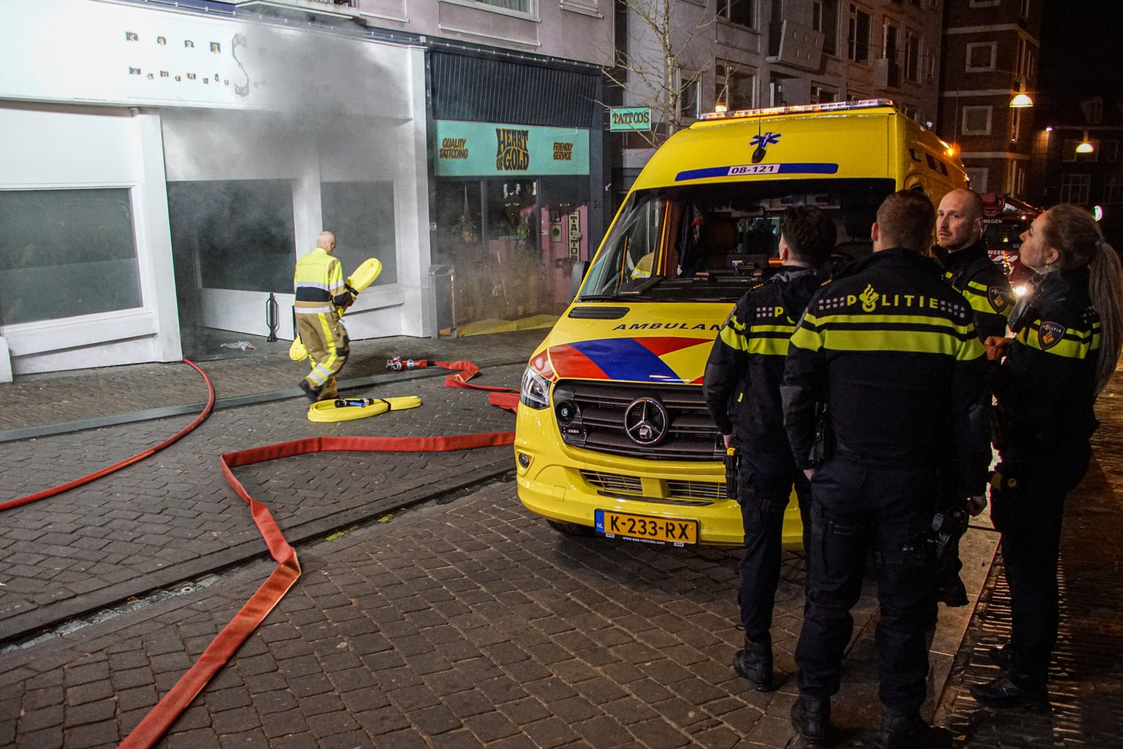 Brand in binnenstad Nijmegen, woningen ontruimd