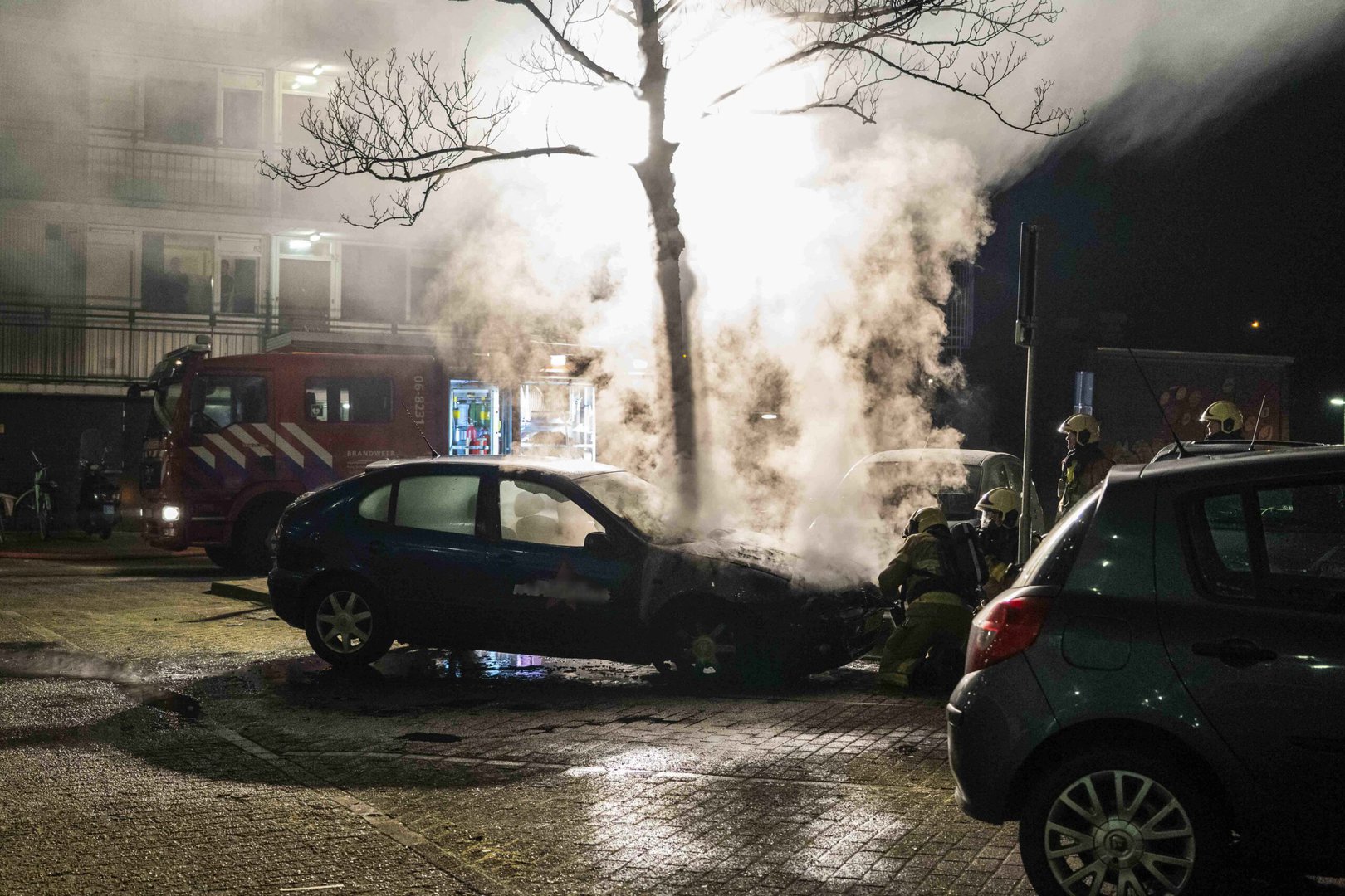 Autobrand in Zutphen